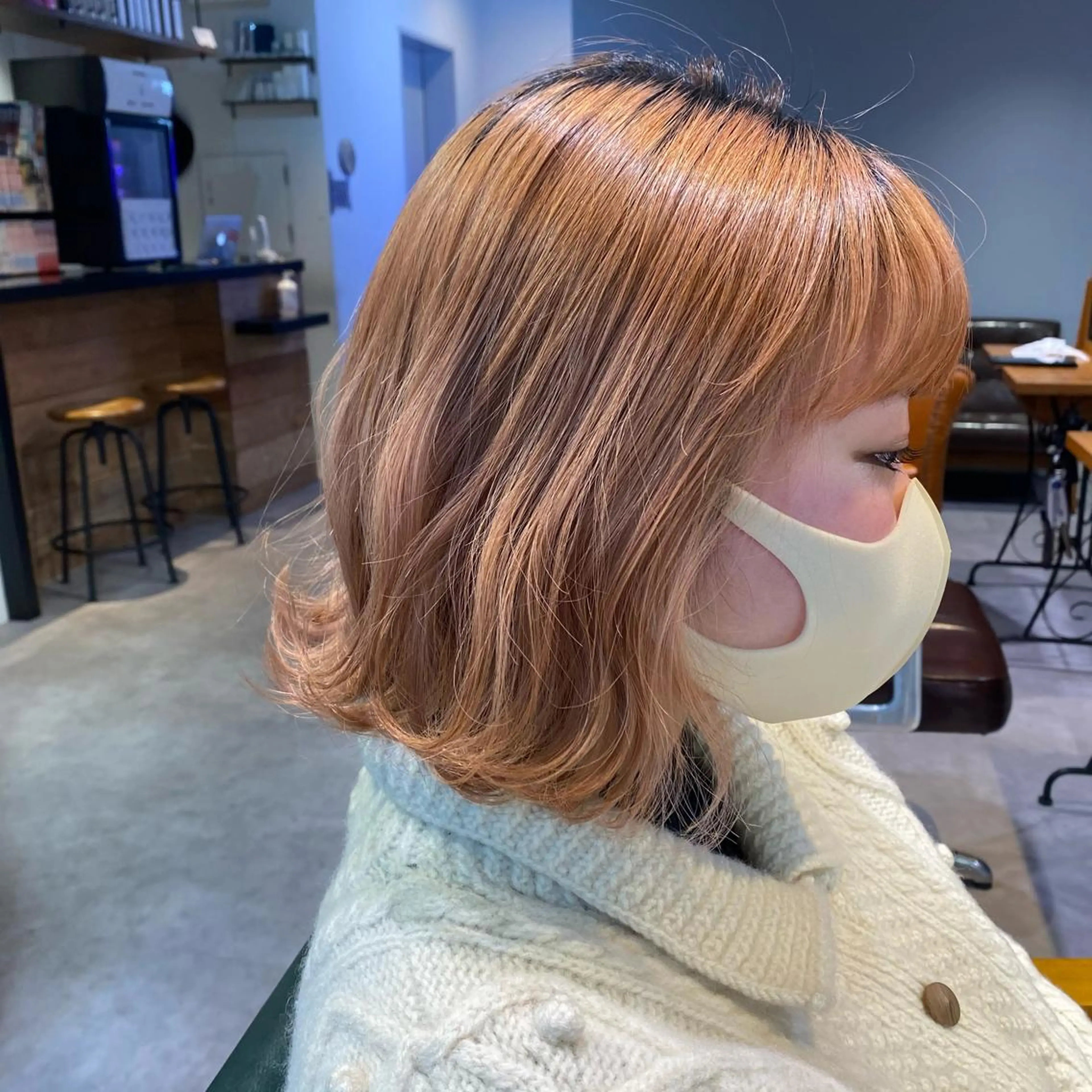 ミディアム GO TODAY SHAiRE SALON 原宿Stella店所属・𓍯柔らかhair 𓍯 yukinoのヘアスタイル