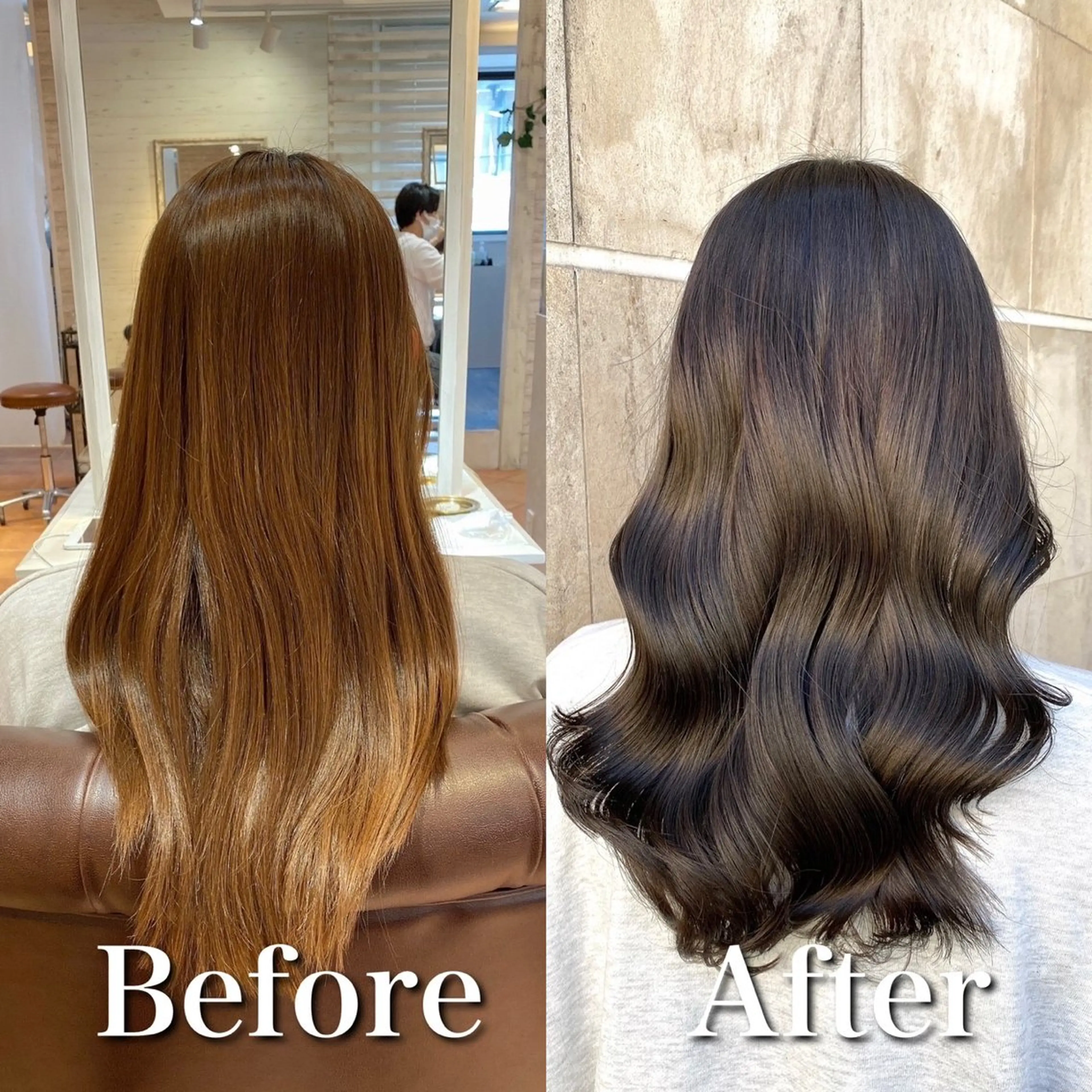 ロング カラー ブリーチ ダブルカラー ハイライトカラー ブリーチなしカラー ハイライト ヘアカラー トリートメント ヘッドスパ ヘアセット Wカラー/髪質改善/ 艶カラー🩶Sanaのヘアスタイル