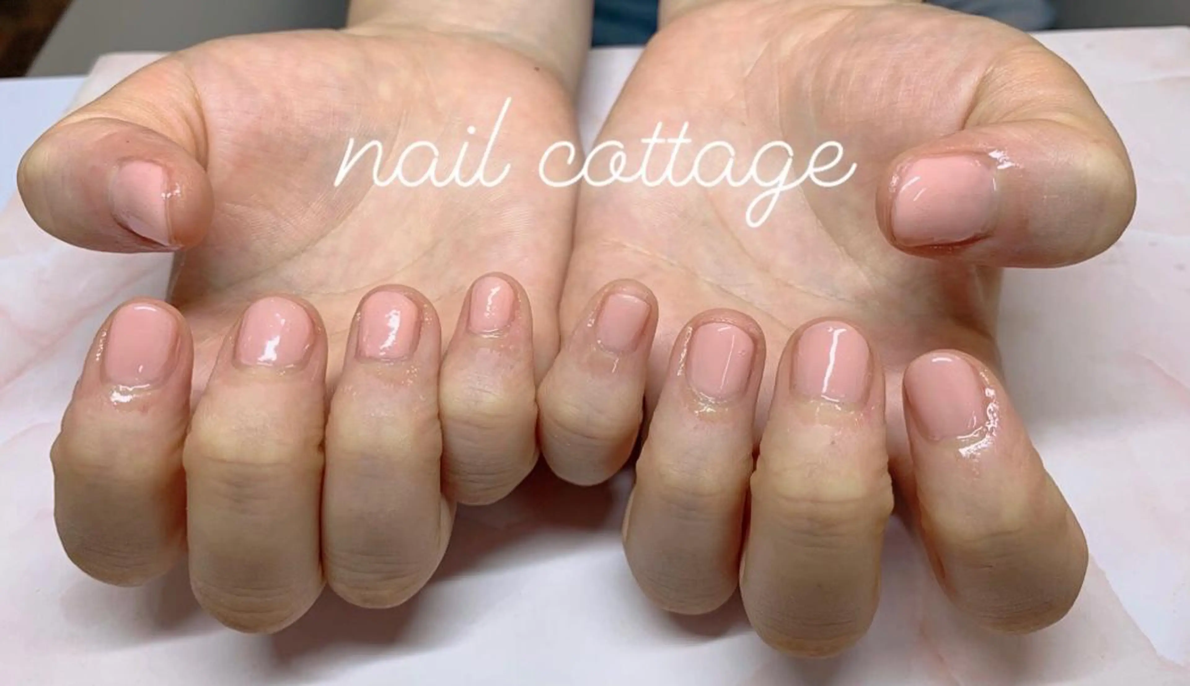 ☆Jrネイリスト練習価格☆ハンドジェル💅✨ワンカラーorグラデーション(フレンチ＋1100円)の写真