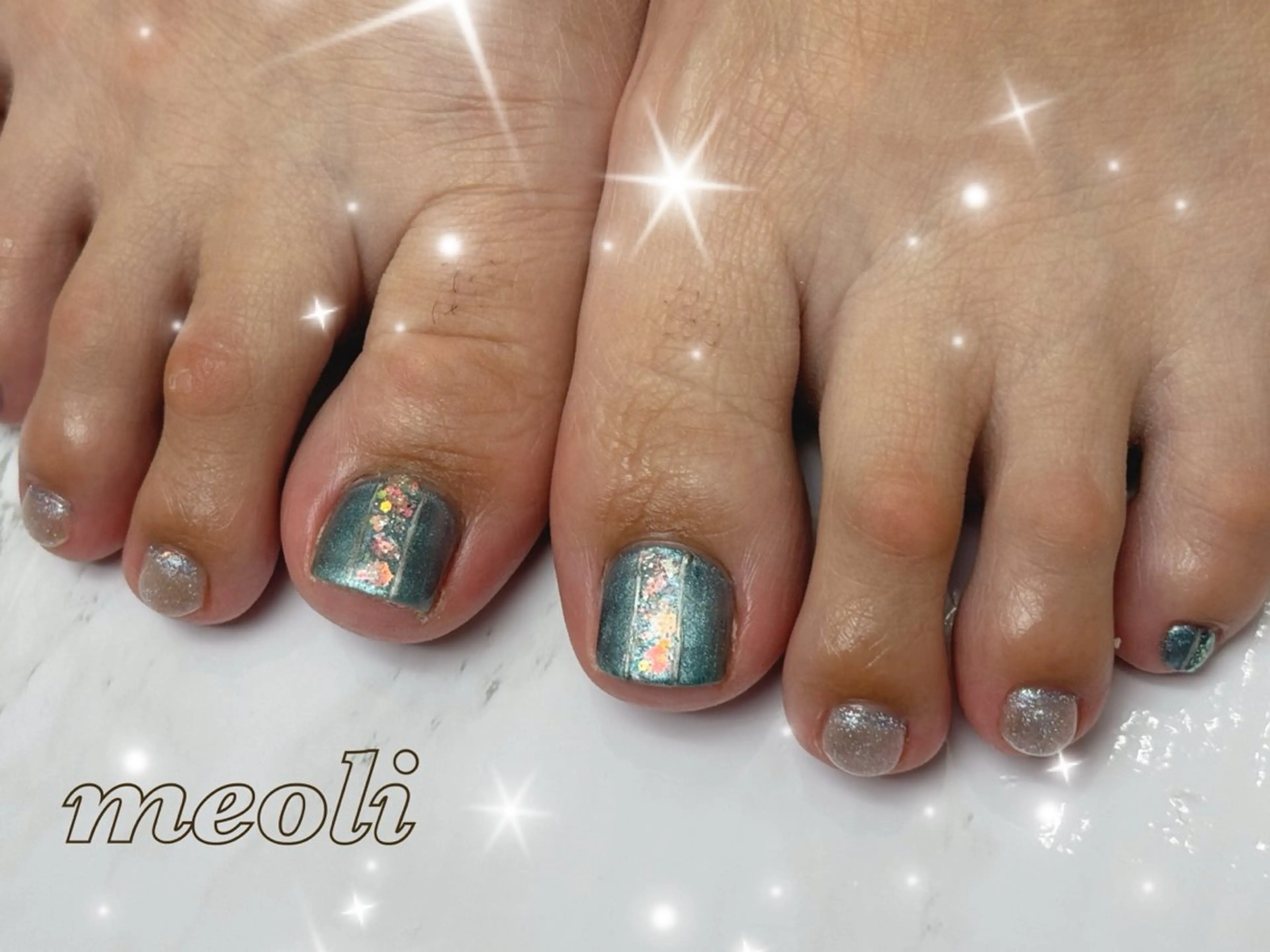 ネイル フットネイル nail salon meoli ヒトミのネイルデザイン