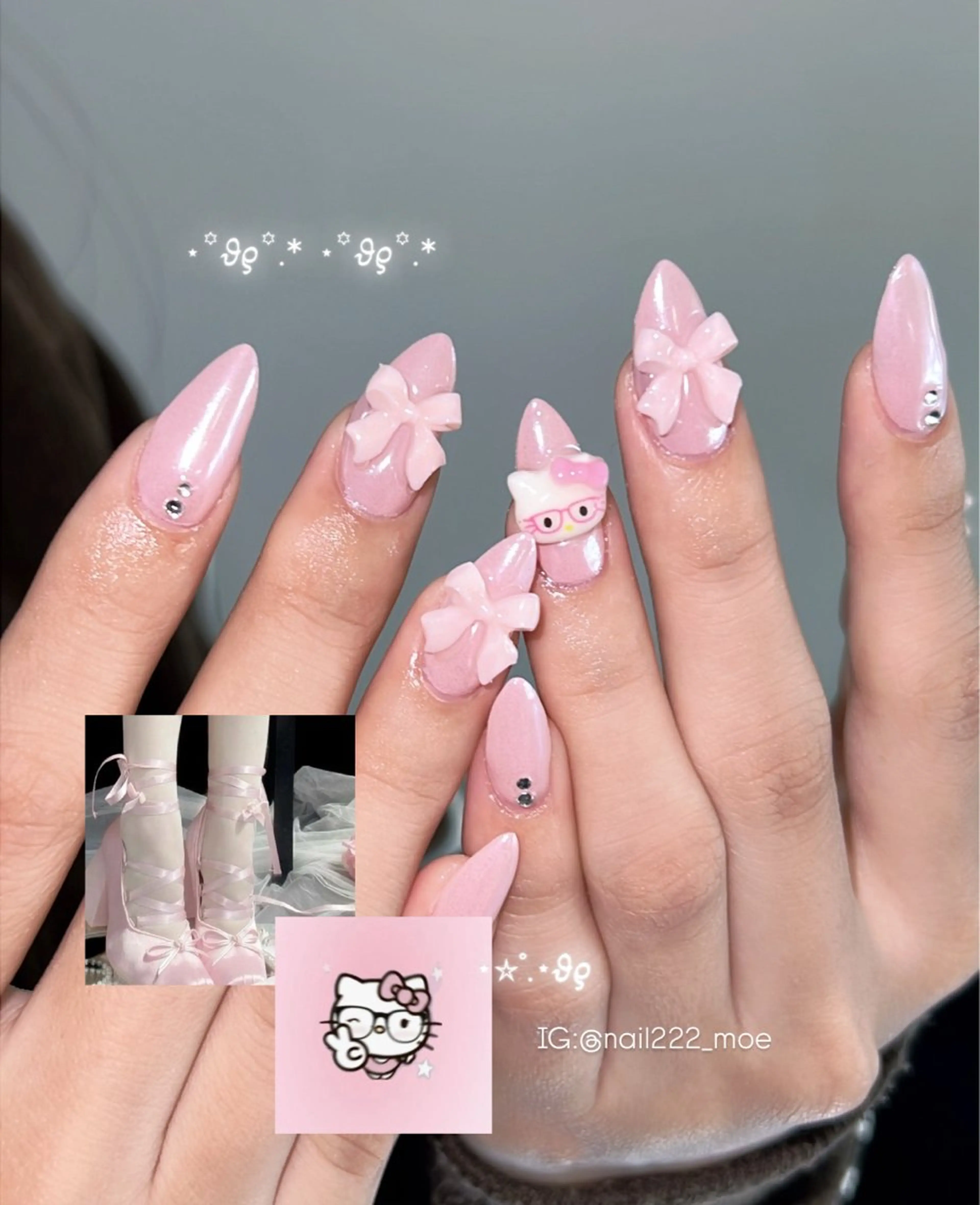 ネイル ハンドネイル ⟡.*222⋰˚☆ MöEのネイルデザイン