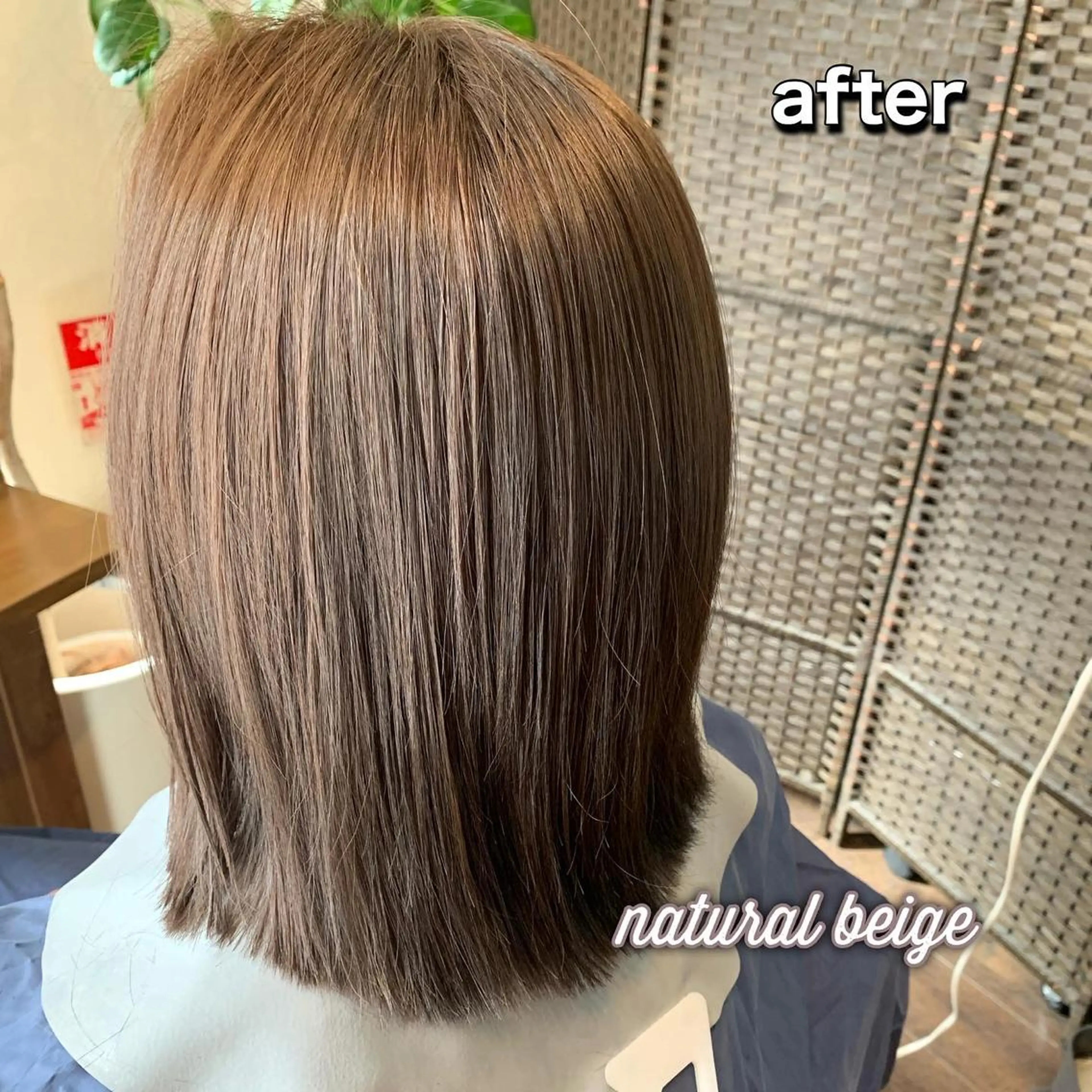 ミディアム カラー ベージュカラー LUCIA所属・透明感カラー/ブリー チ無し/瀧田恭平のヘアスタイル