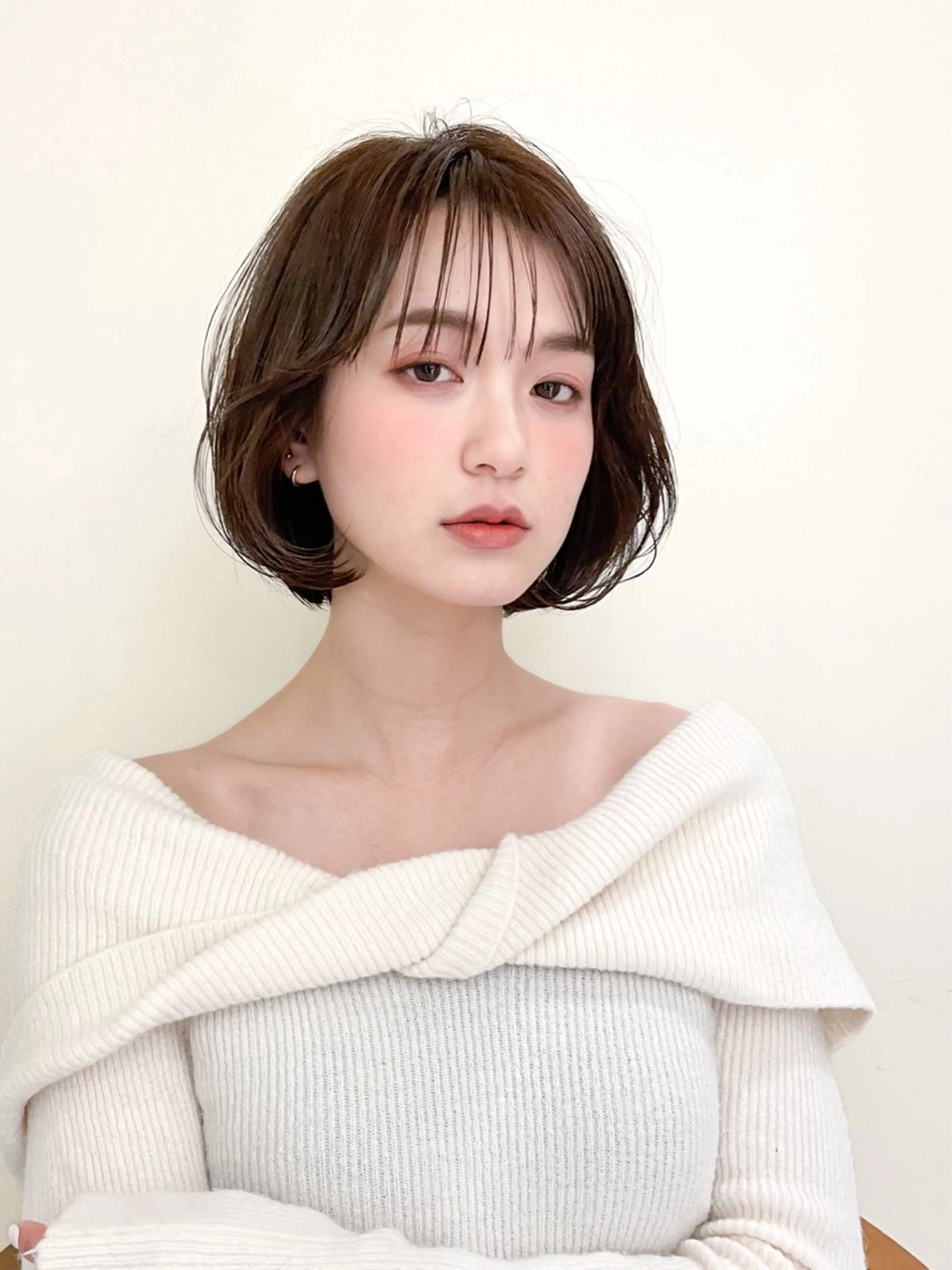ショート カラー 小顔ボブ jilblanカホのヘアスタイル
