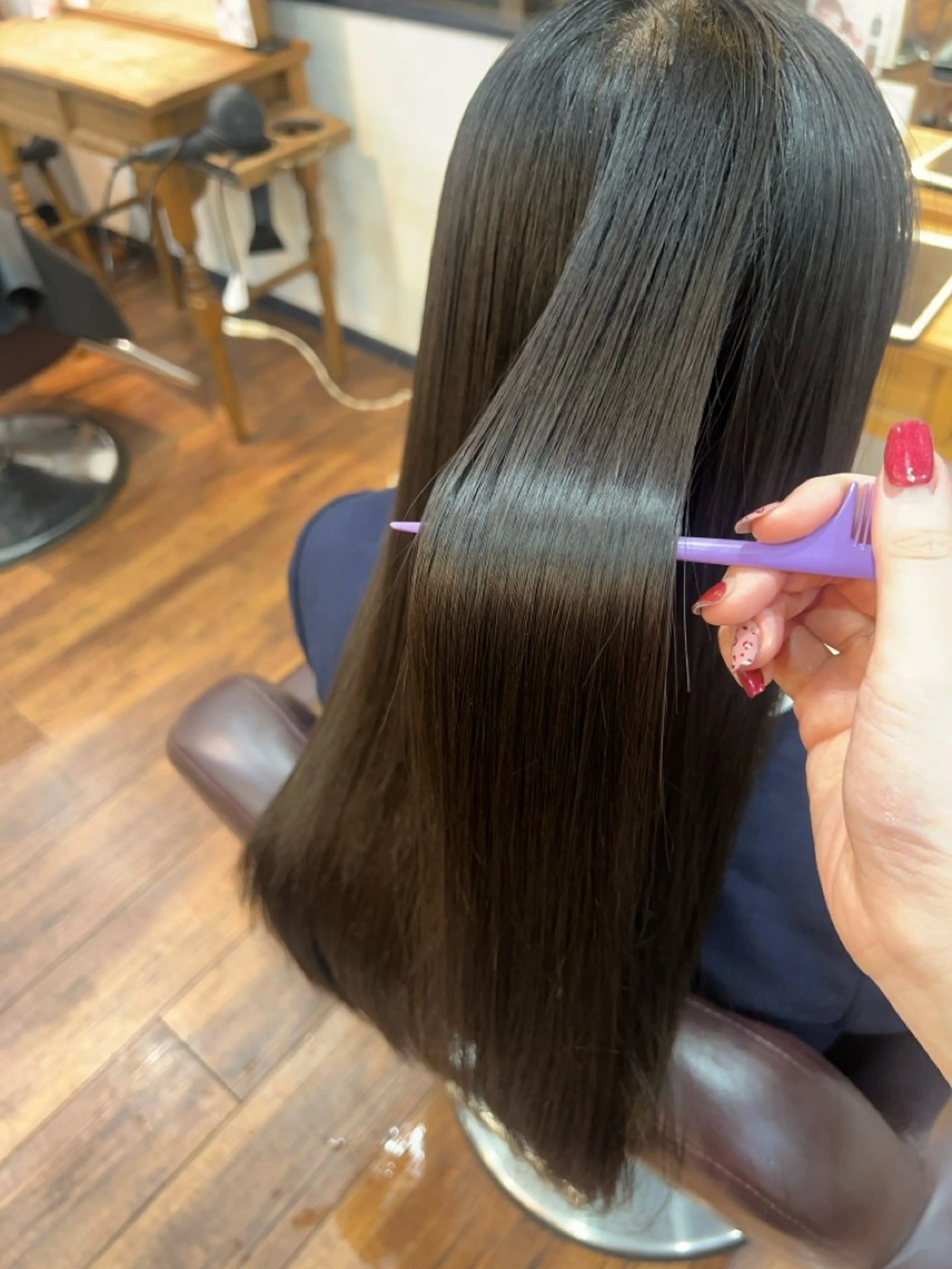 ロング 透明感カラー🫧 🎀美帆のヘアスタイル