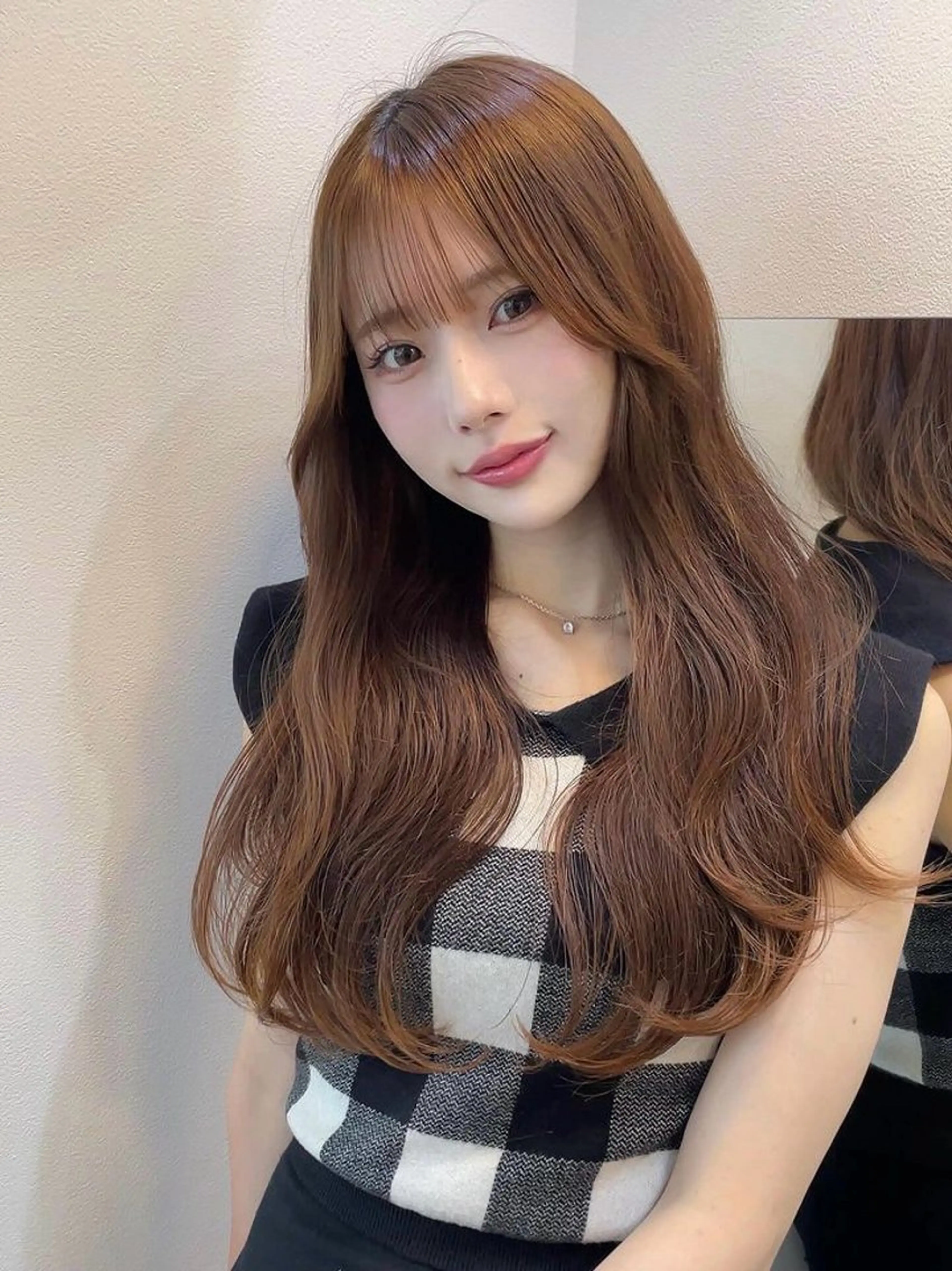 ロング カラー カット ヘアカラー トリートメント 佐藤 悠汰のヘアスタイル