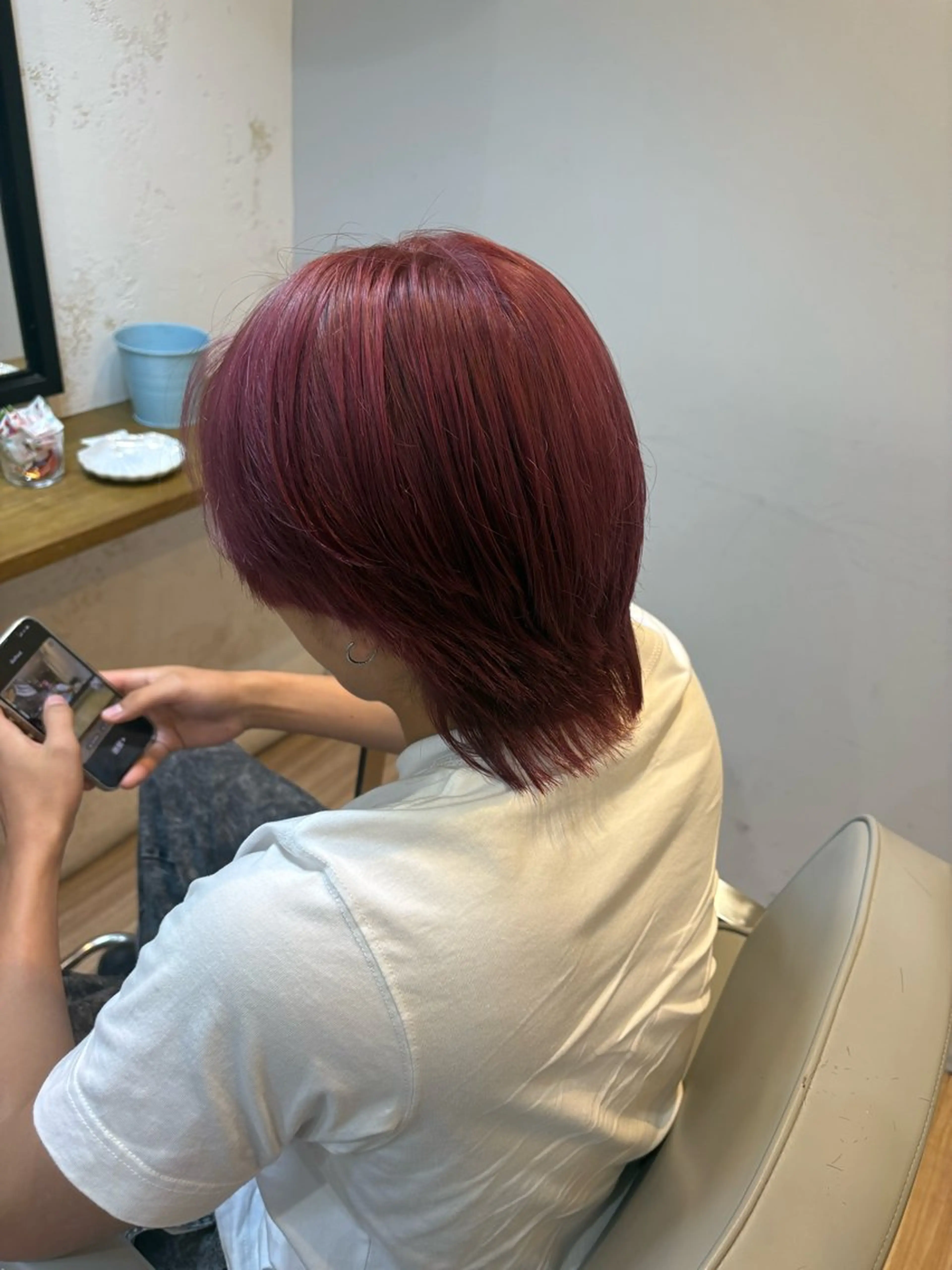 メンズ ヘアカラー IRICO たまプラーザ所属・韓国ヘアー🇰🇷 MIWAのヘアスタイル