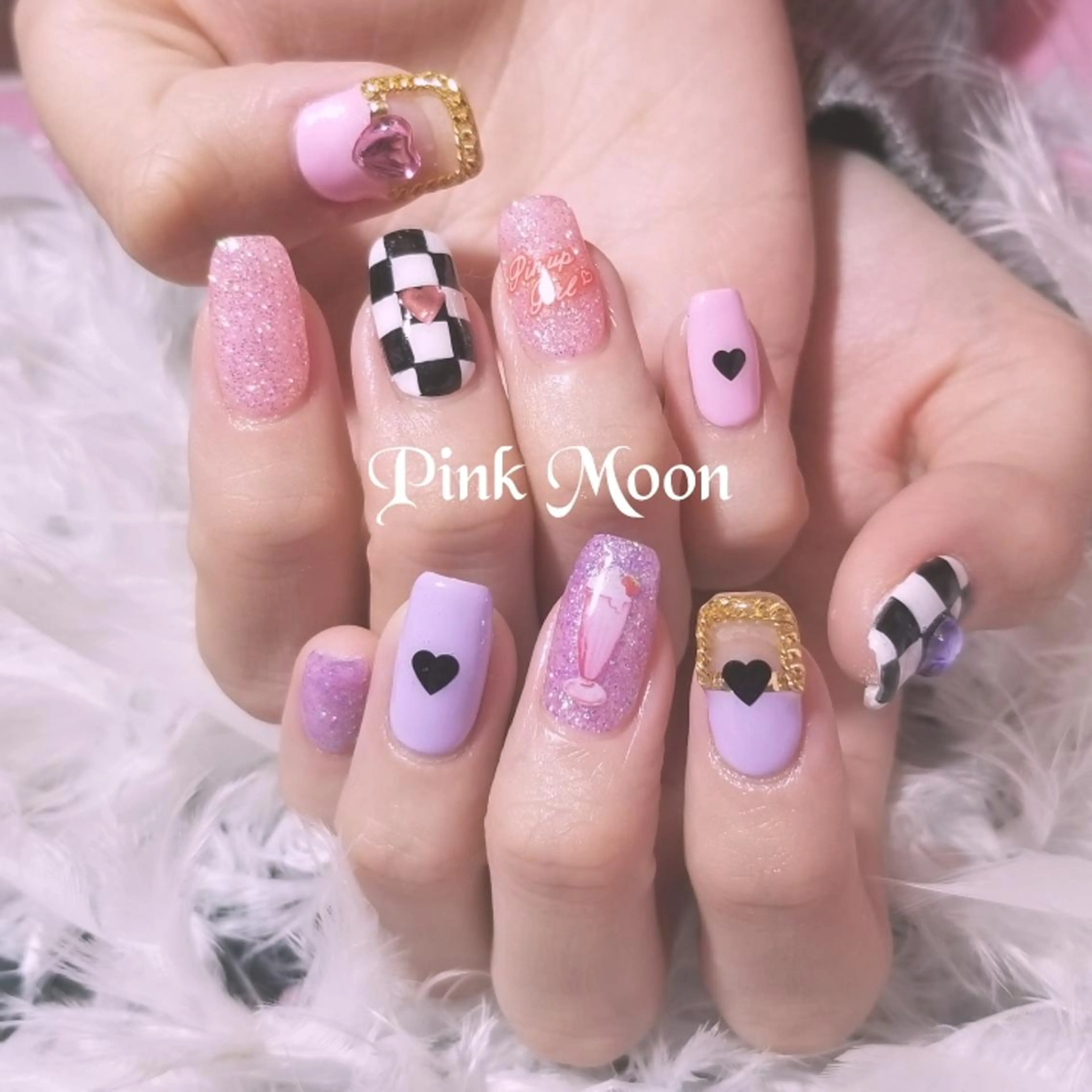 ネイル その他(ネイル) PinkMoon Nozomiのネイルデザイン