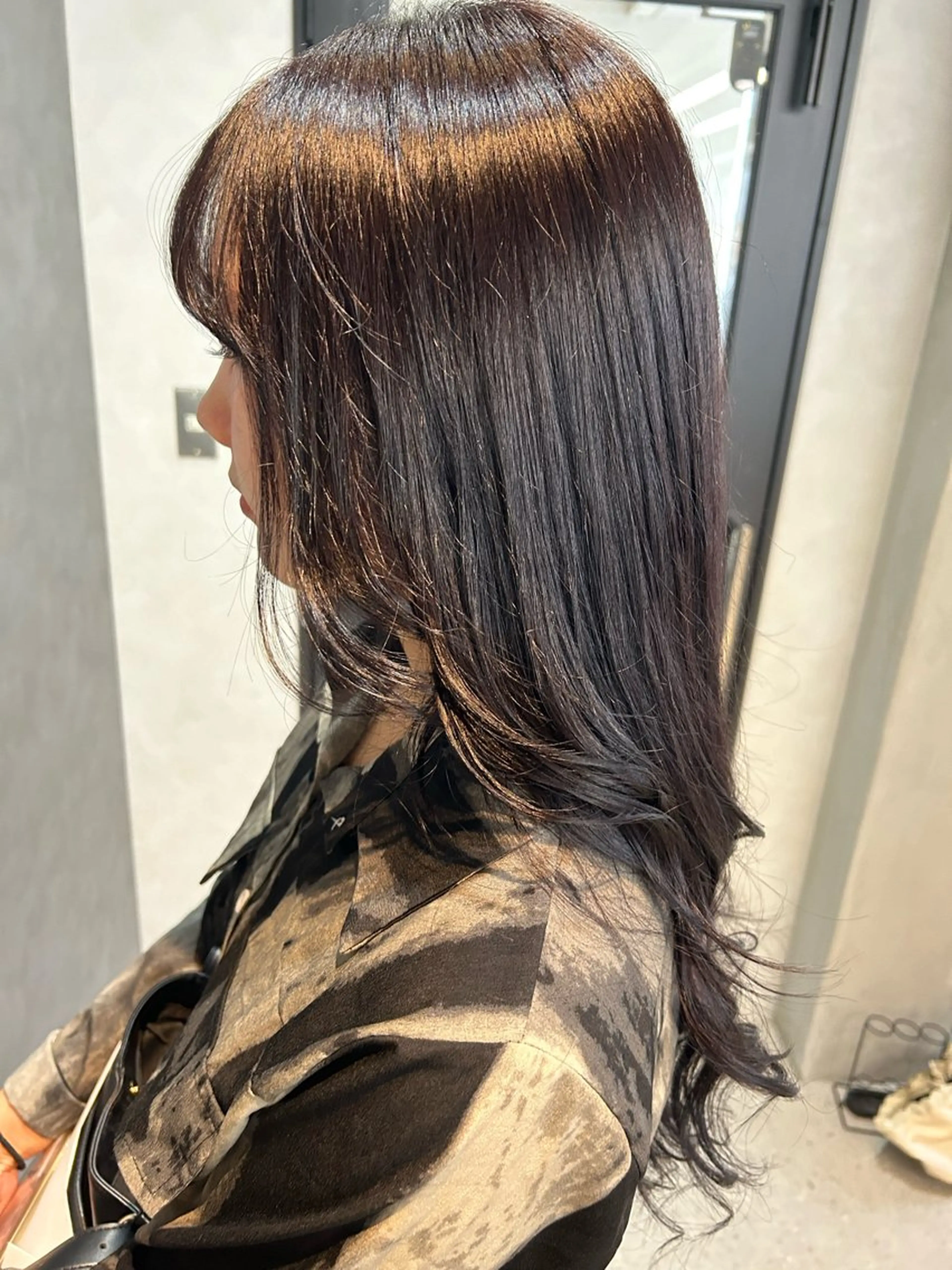 ロング カラー カット 寺島 樹也のヘアスタイル