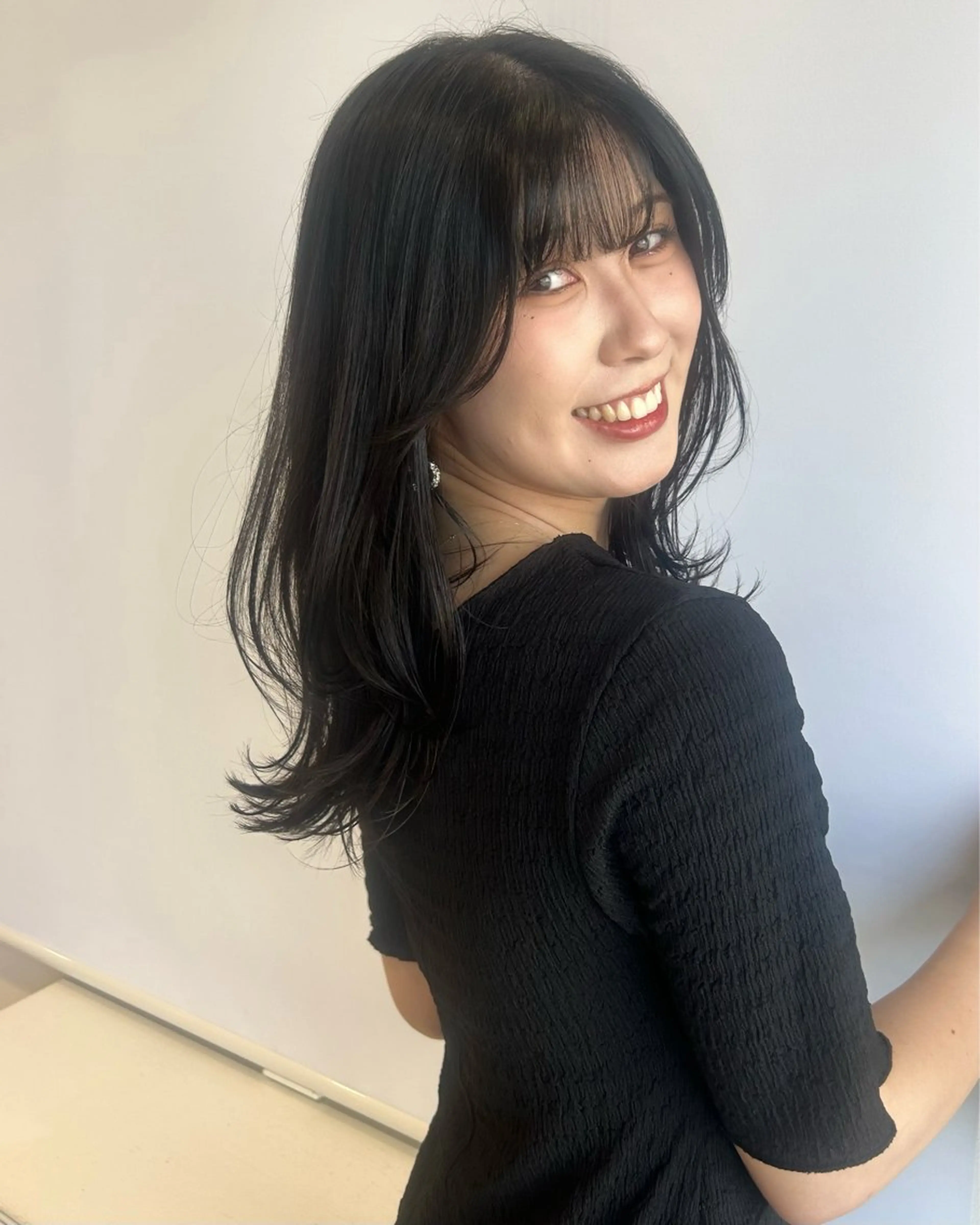 ロング カラー カット ヘアカラー トリートメント 透明感カラー/ くびれヘア🌸ユウユのヘアスタイル