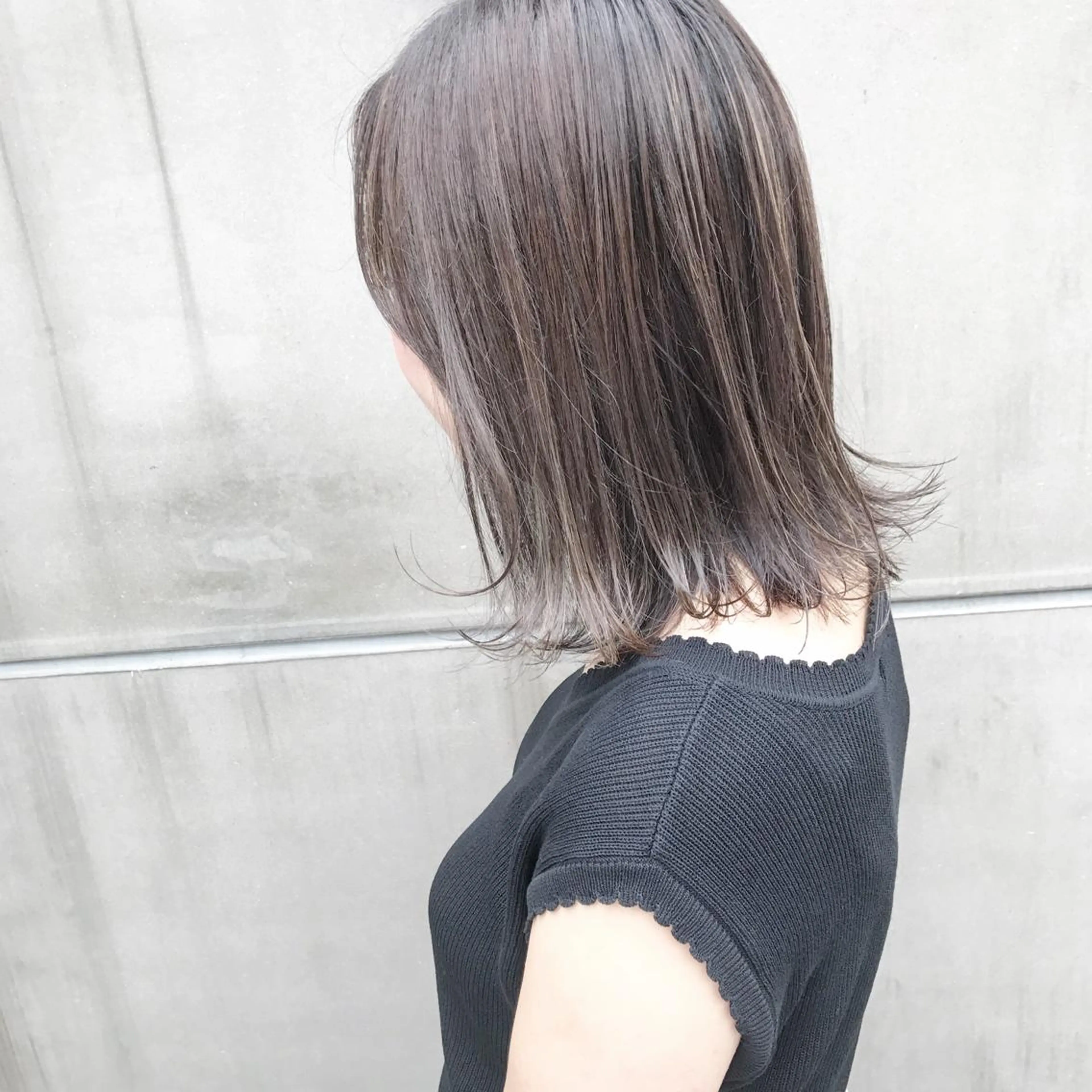 ショート カラー グレージュ ハイライトカラー ハイライト CALAMARI所属・【渋谷で人気】艶髪× 髪質改善/ツヤカラーのヘアスタイル