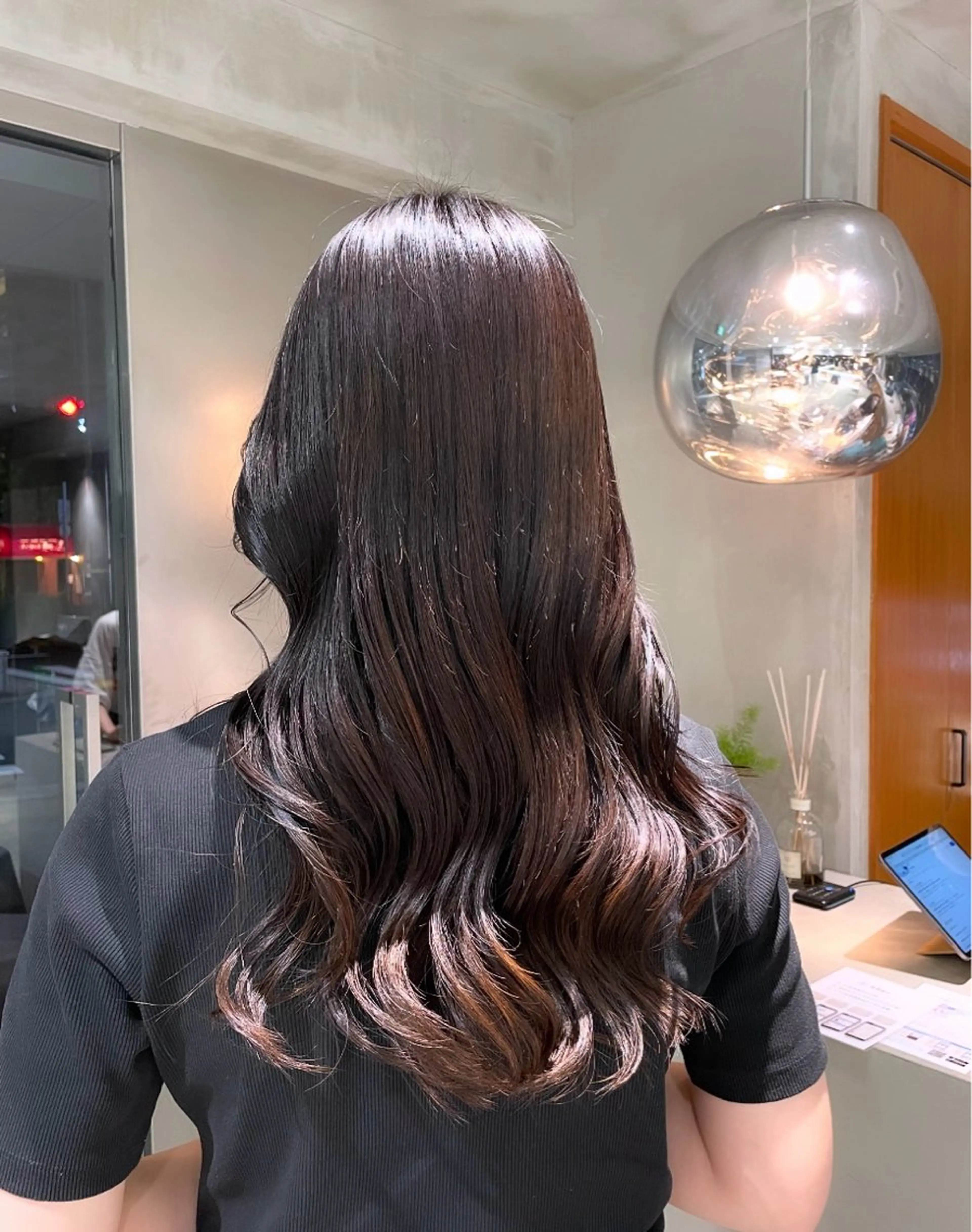 ロング カラー 頼金 愛海のヘアスタイル