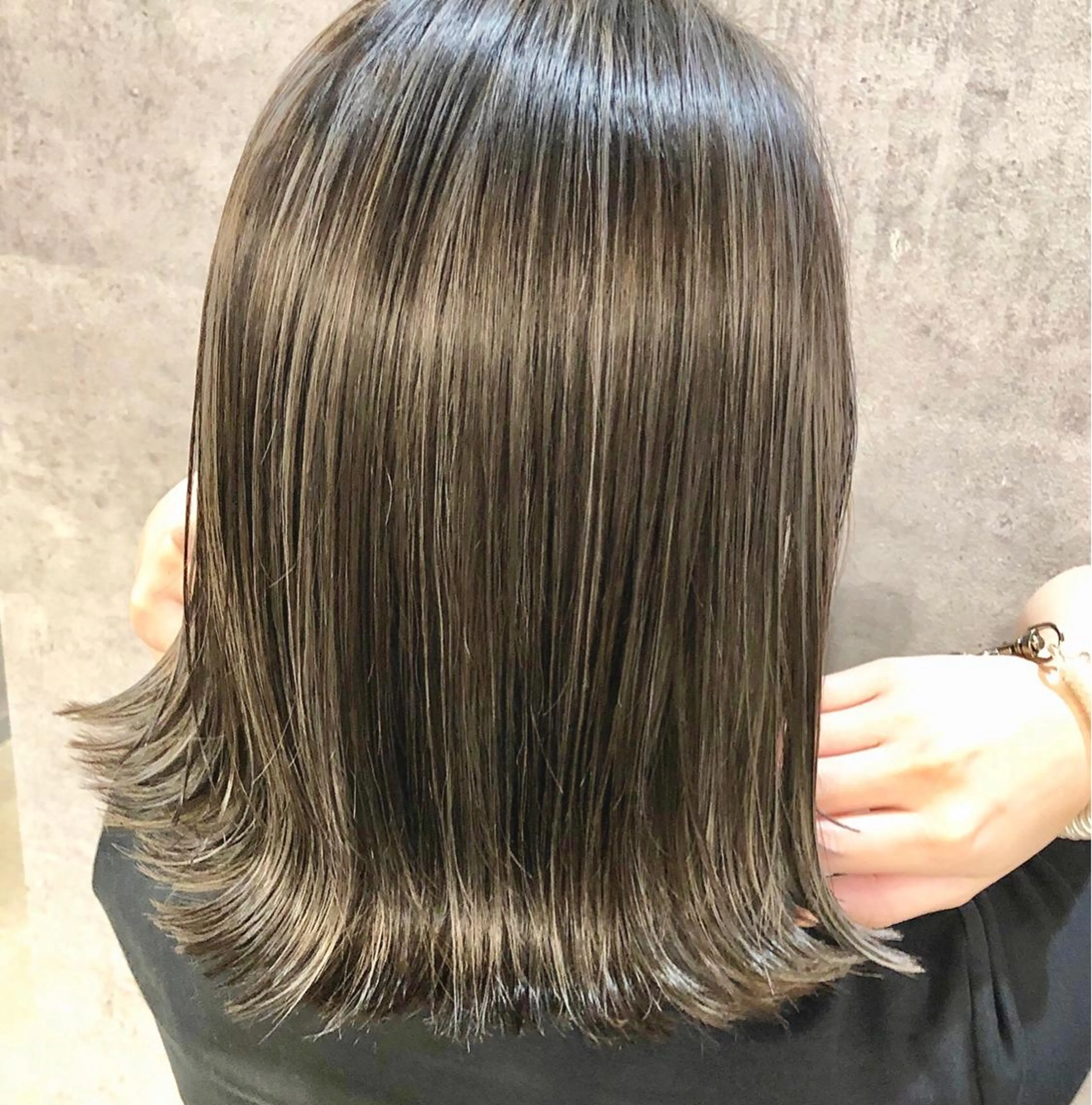 ミディアム カラー ハイライトカラー ハイライト MiL所属・✨ハイトーン✨ 濱田知孝のヘアスタイル