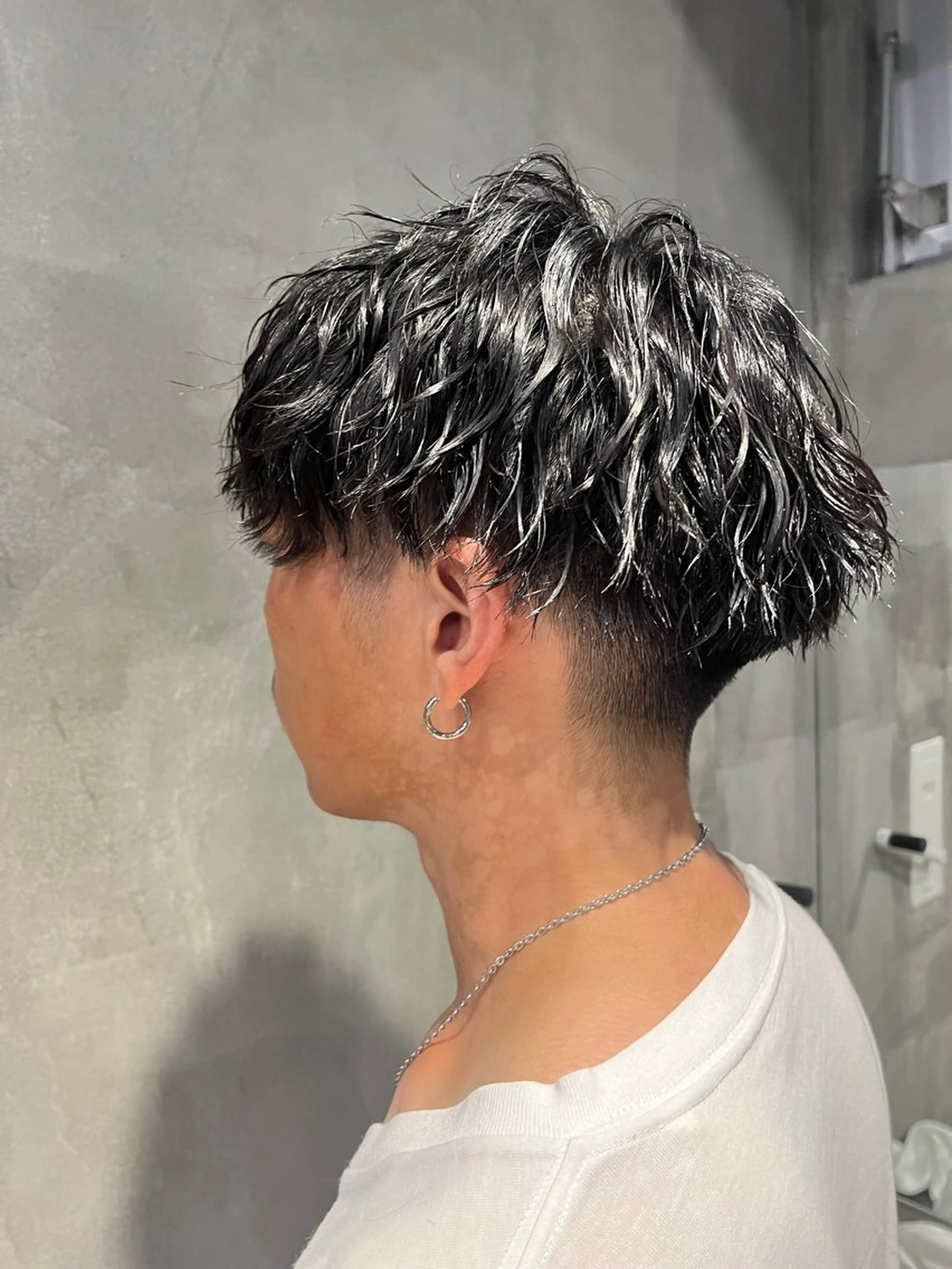 パーマ メンズ カット ヘアカラー 川尻 竜正のヘアスタイル
