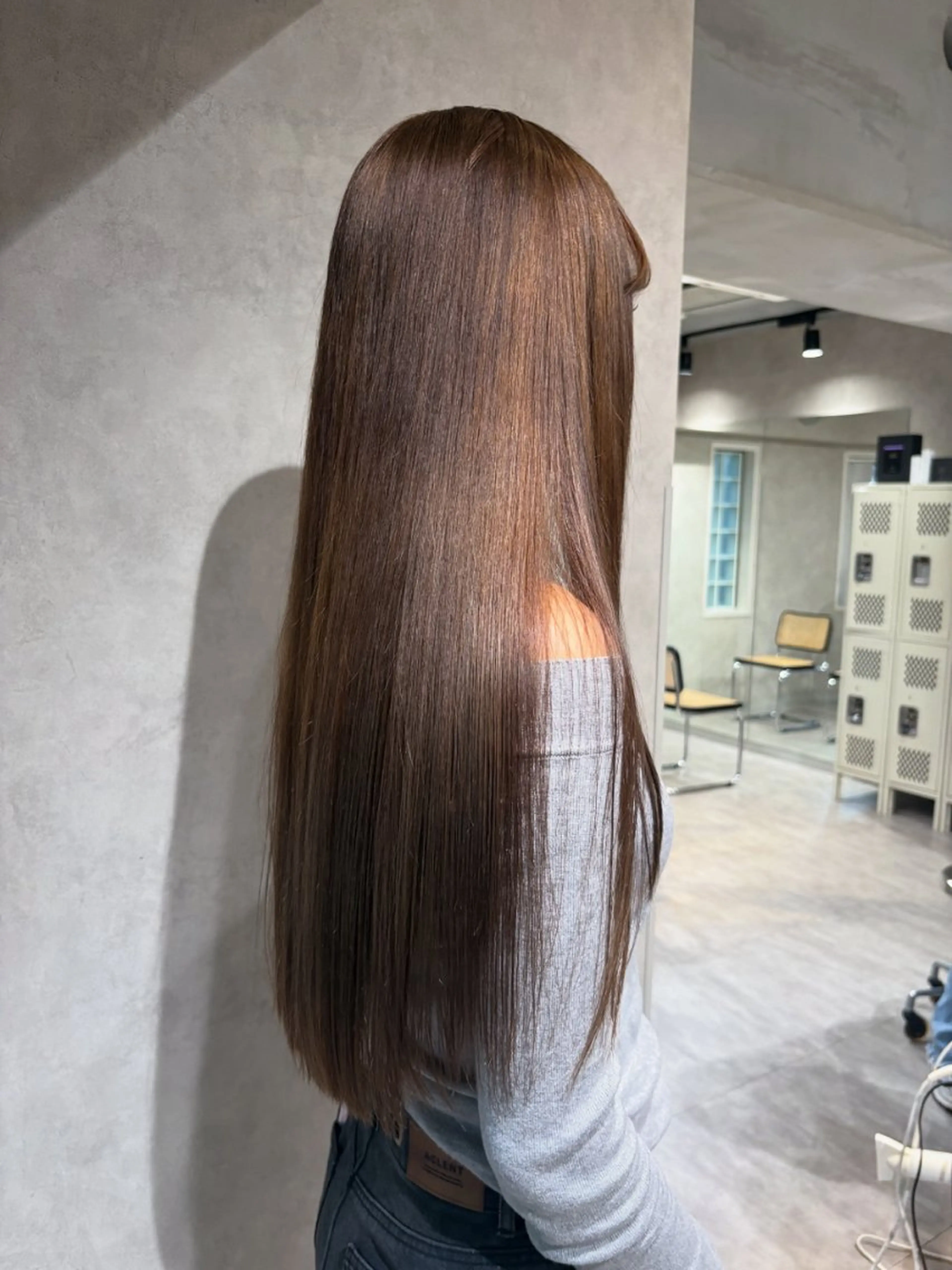 カラー ブラウンカラー ヘアカラー トリートメント 透明感カラー/海外風 レイヤー/mao🗽のヘアスタイル