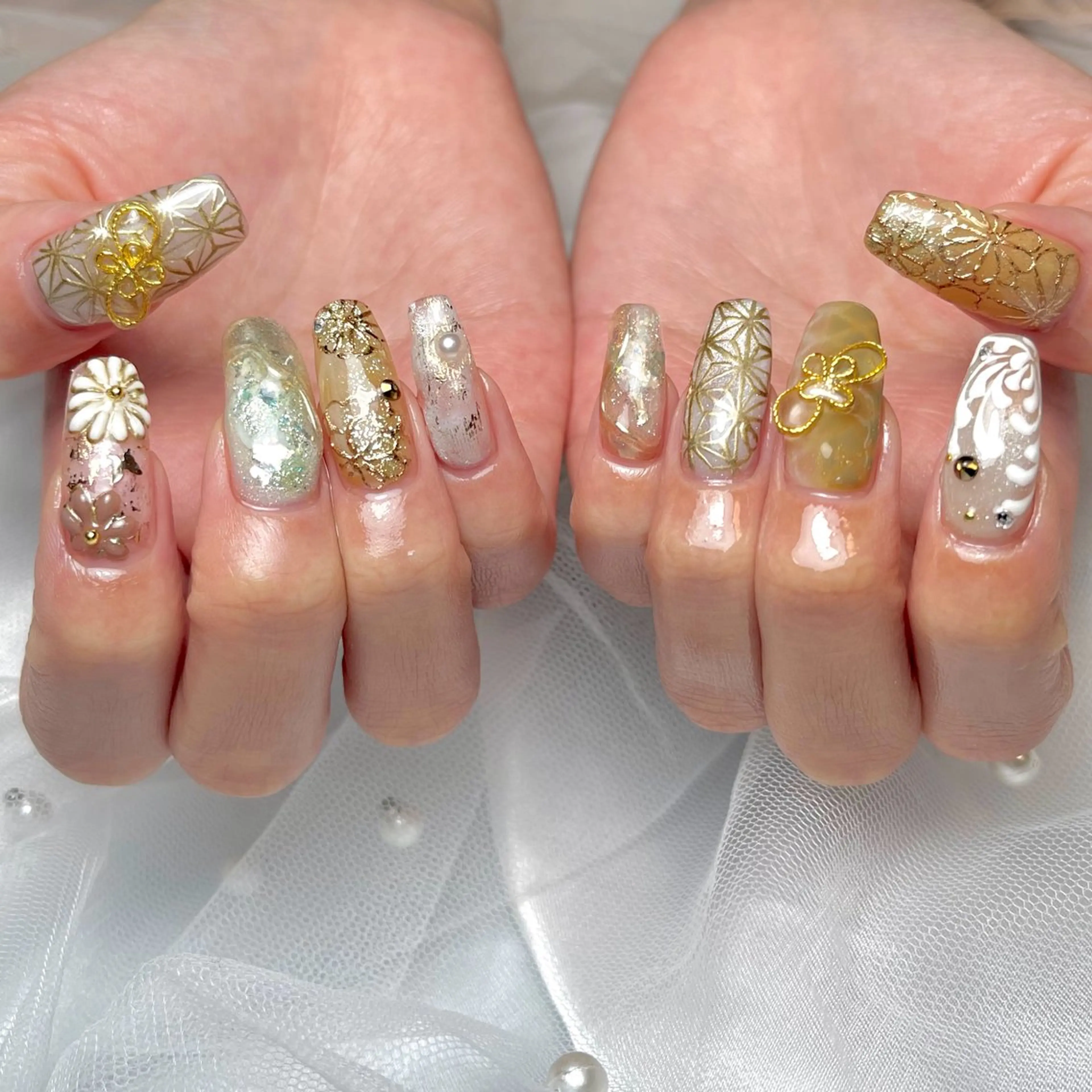 ネイル 卒業式 ハンドネイル COCO  NAIL所属・COCO NAILのネイルデザイン