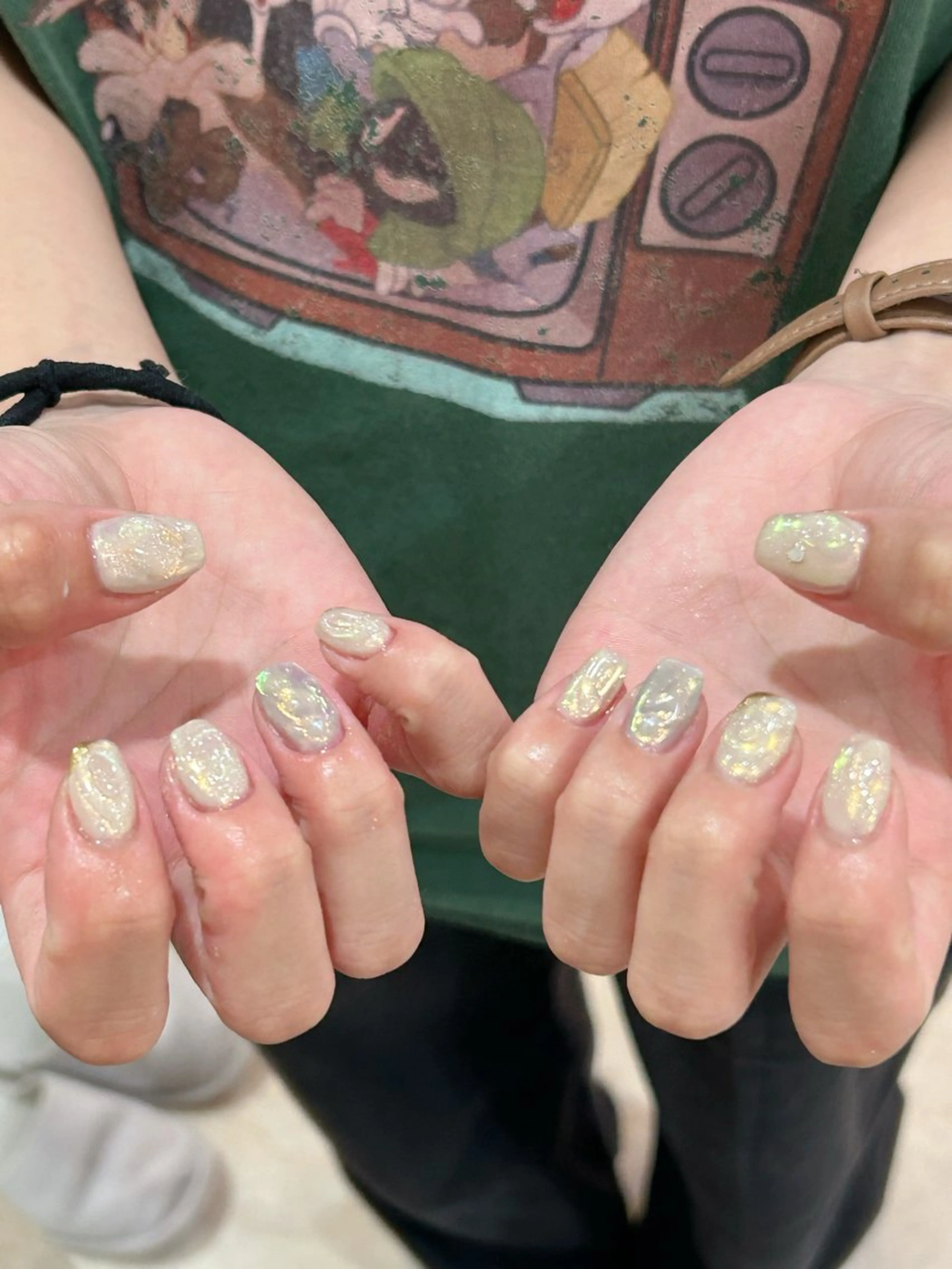 ネイル 持ち込み ニュアンスネイル ハンドネイル Bianca栄店 はるなのネイルデザイン