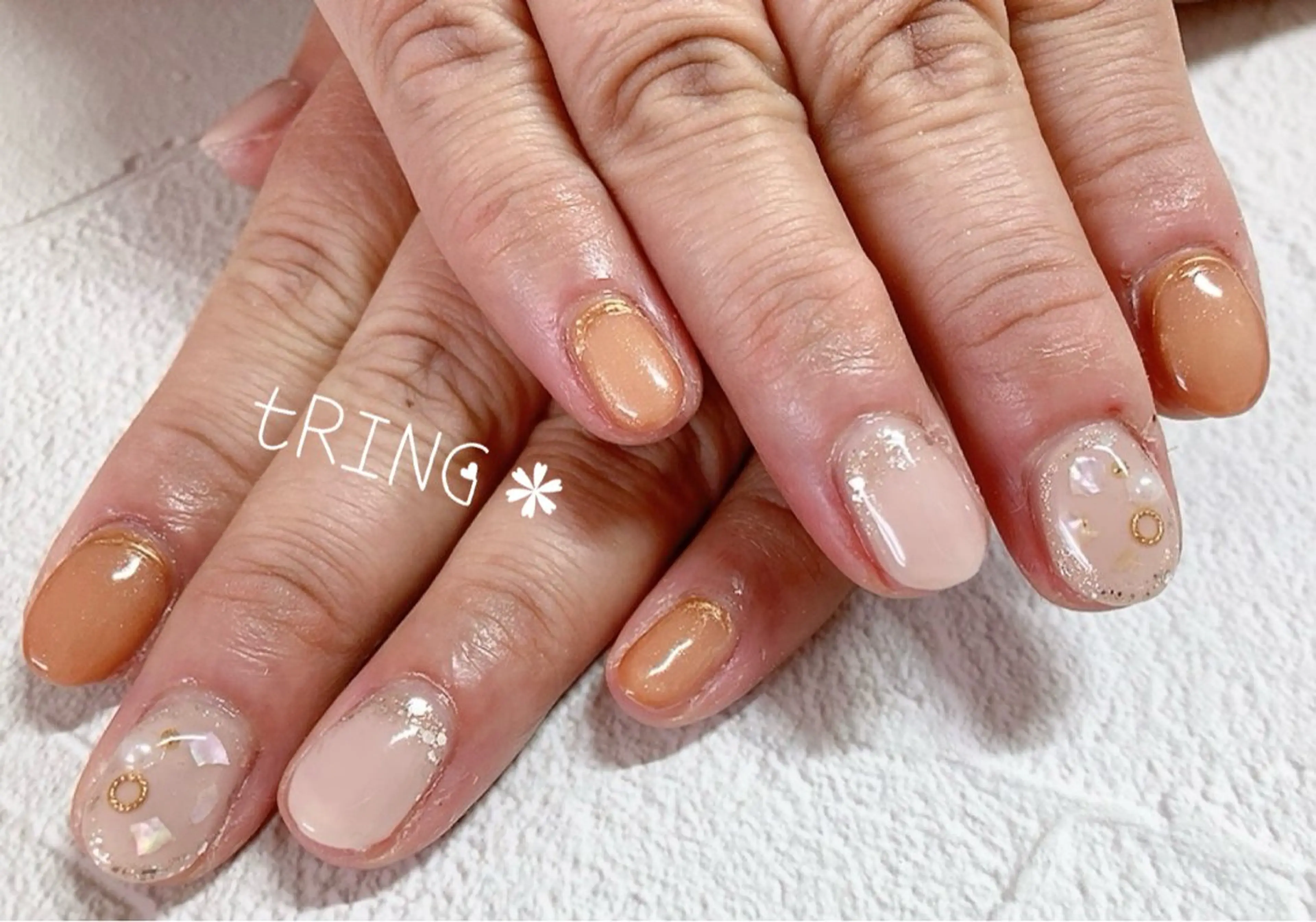 ネイル ハンドネイル tRING* しいの木台のネイルデザイン