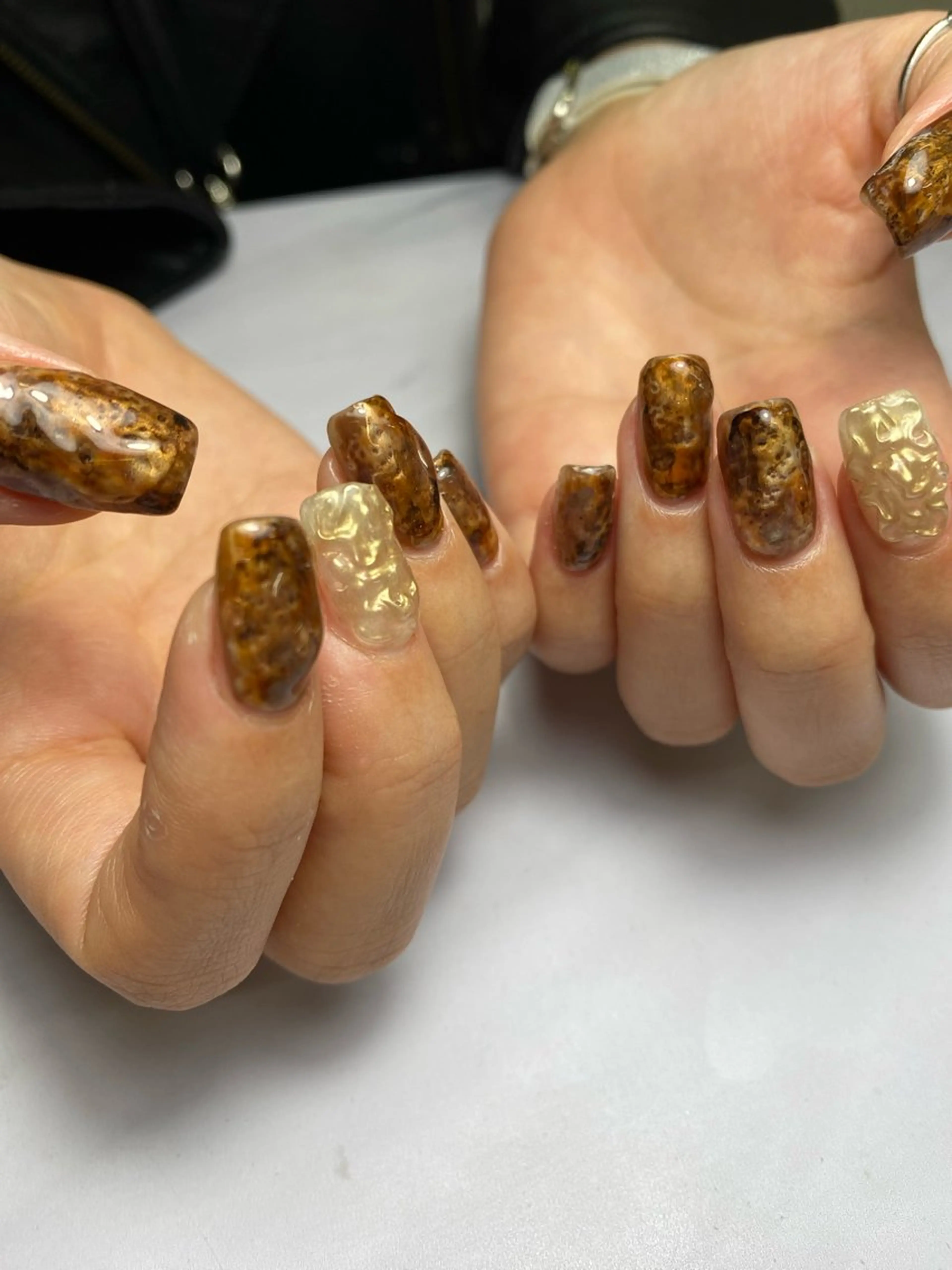 ネイル ジェルネイル マグネットネイル 持ち込み ニュアンスネイル ワンカラーネイル ハンドネイル 草加ニュアンスネイル 🌚hersのネイルデザイン