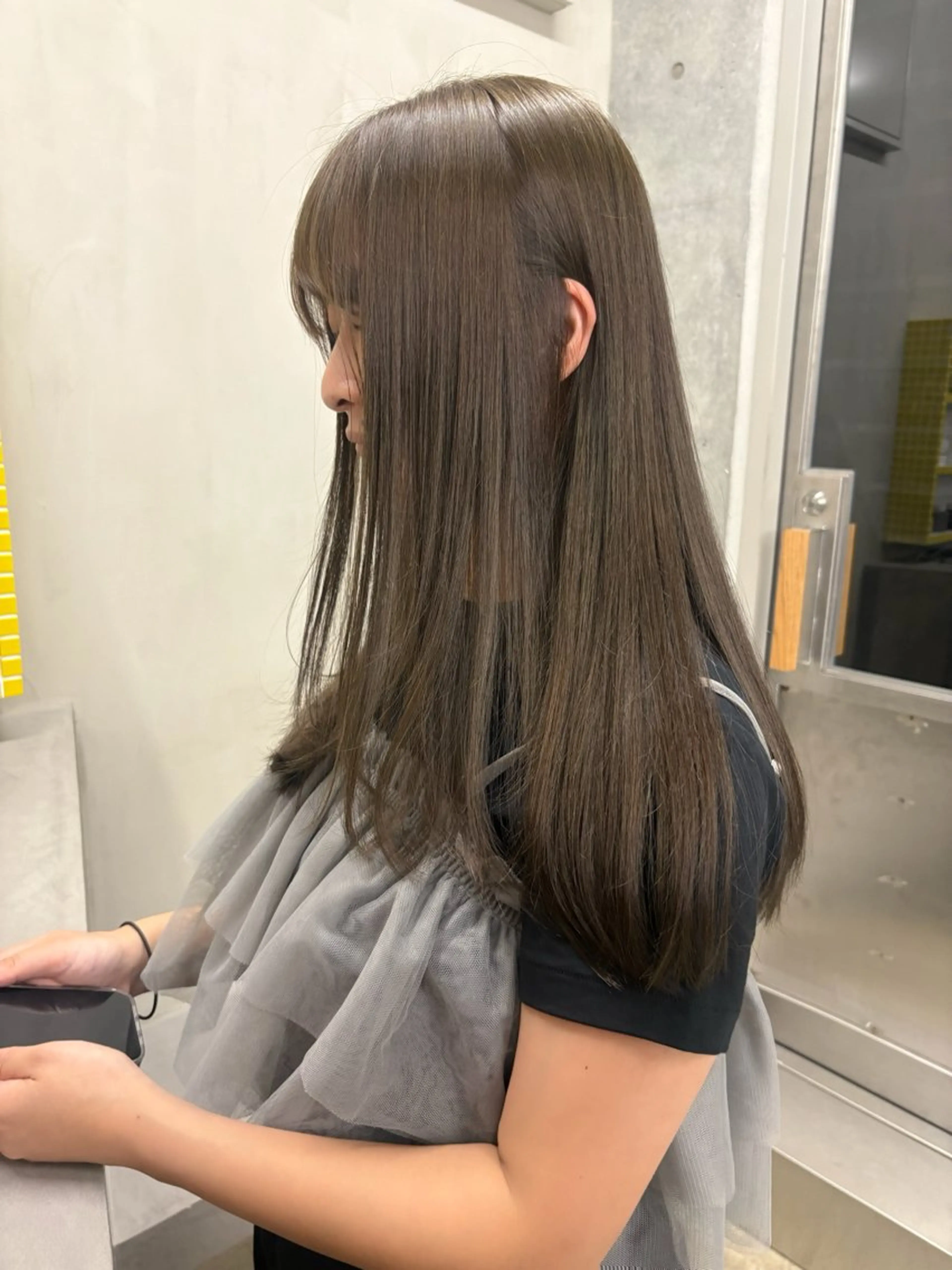 ロング カラー ヘアカラー トリートメント レイヤー/柔色 カラー/SAkiのヘアスタイル