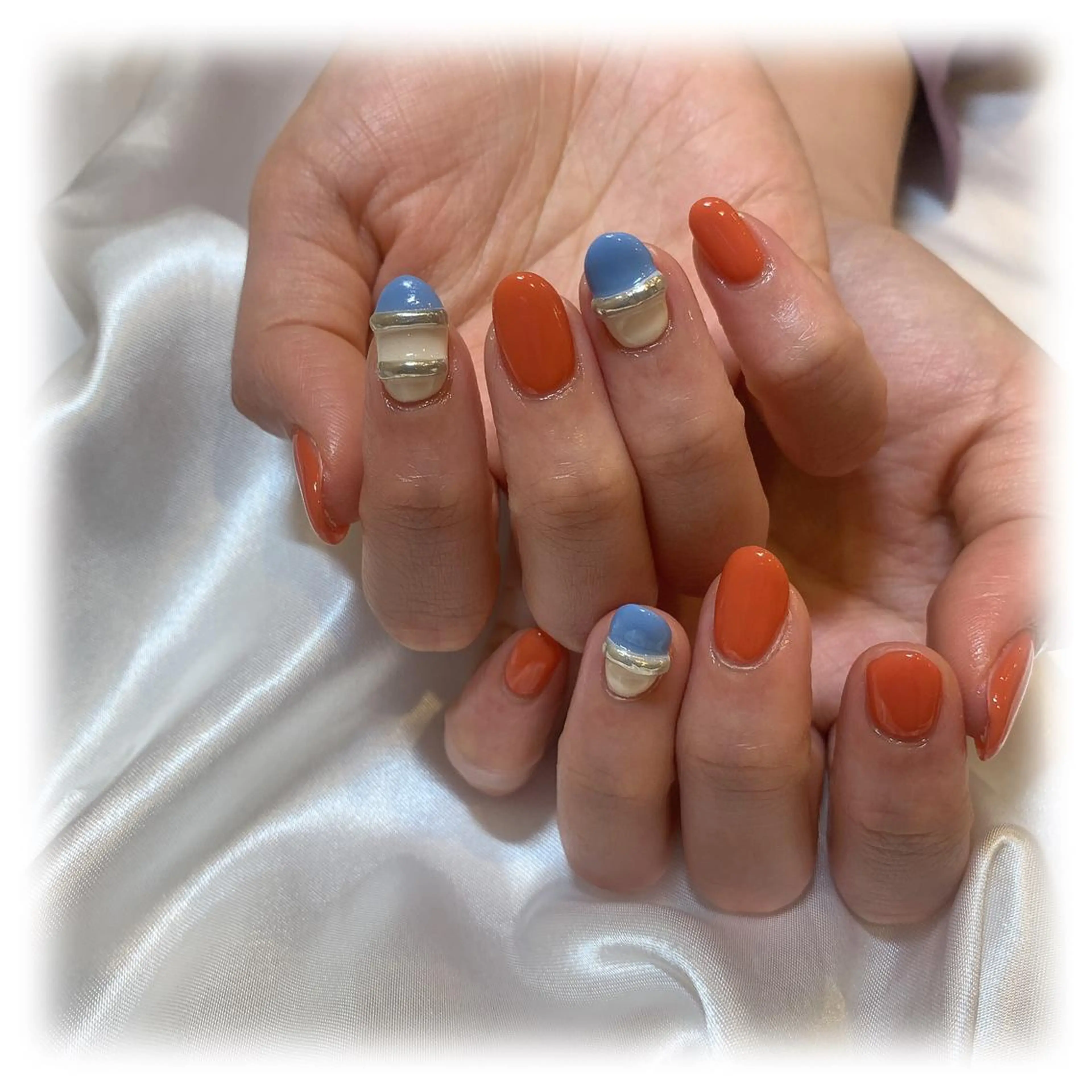 ネイル アートネイル ミラーネイル ニュアンスネイル ui nailのネイルデザイン