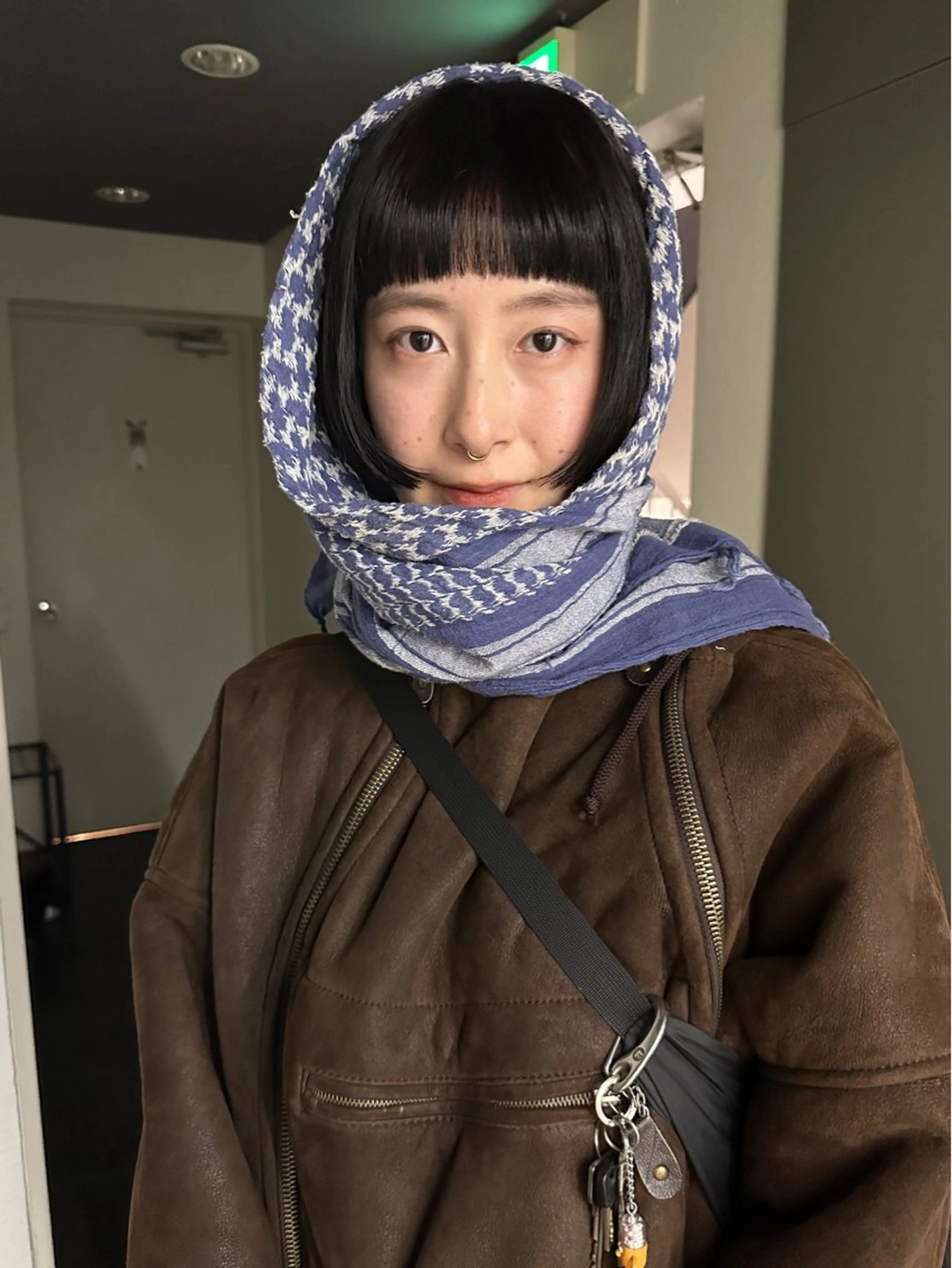 ショート パーマ カット 縮毛矯正 トリートメント ボブ/レイヤー/ケア パーマ/透明感カラーのヘアスタイル