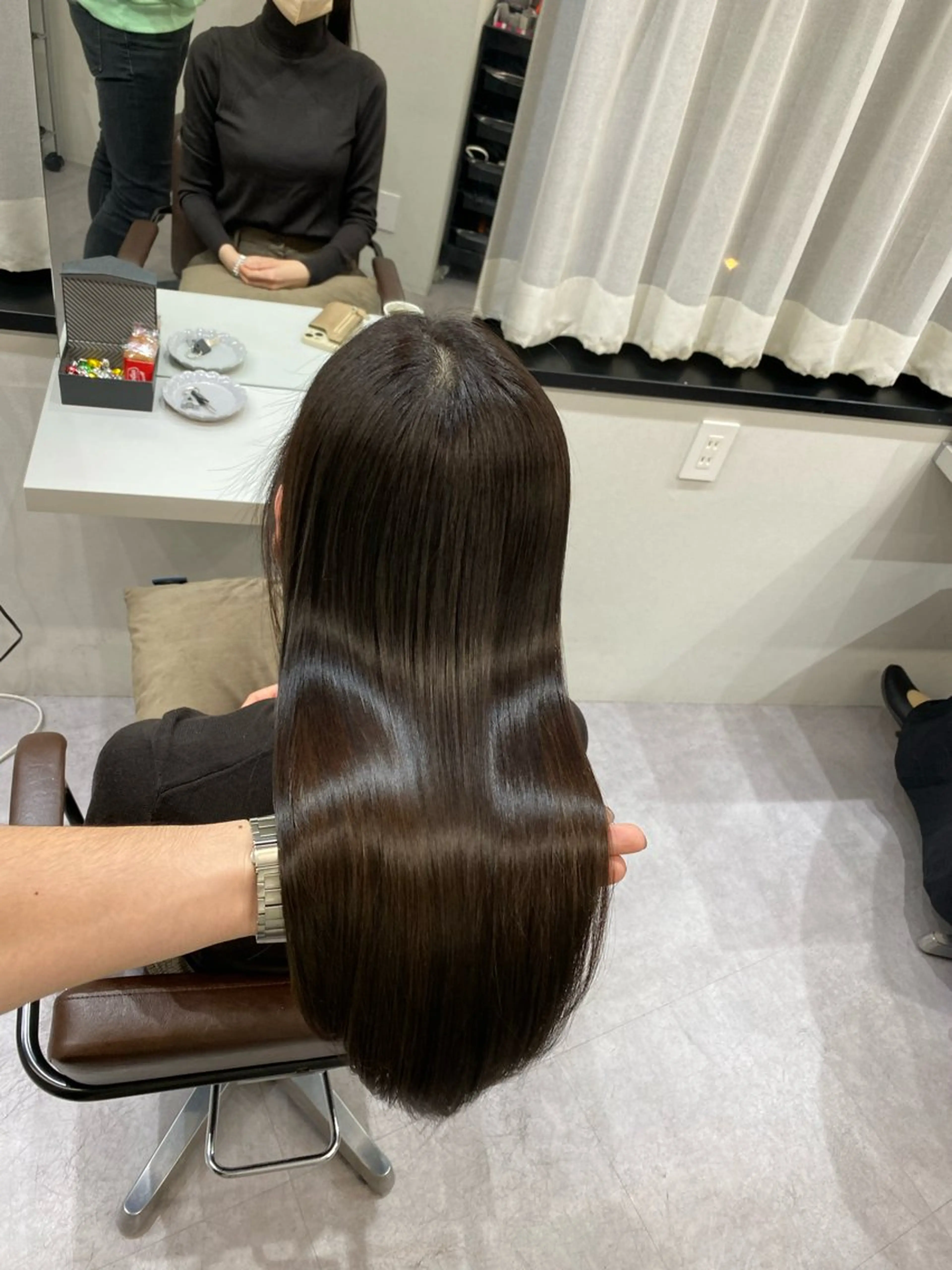 ロング 髪質改善×縮毛矯正 Core梅田　片山のヘアスタイル
