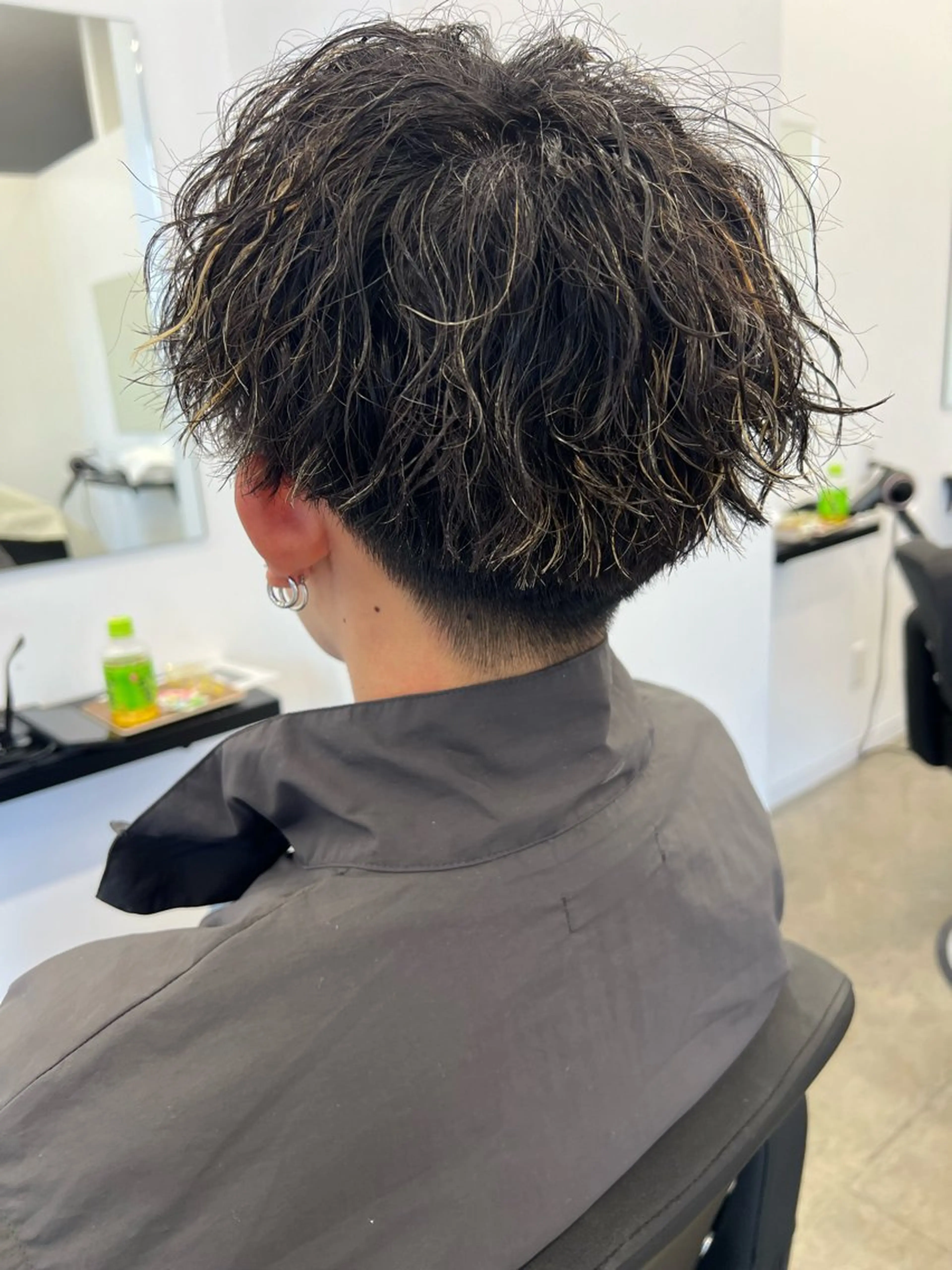 ショート パーマ メンズ カット パーマ メンズ特化美容師 井上大輔のヘアスタイル