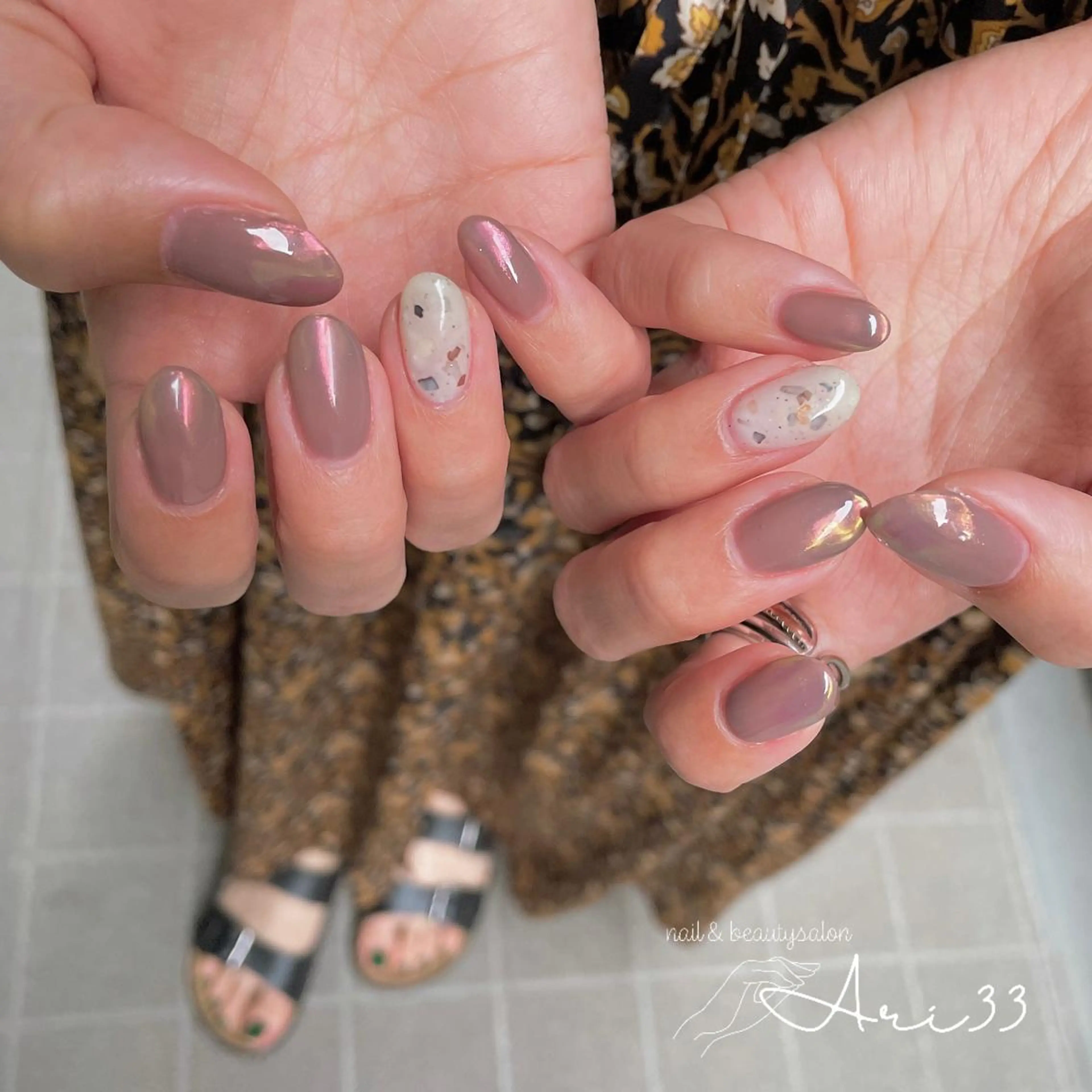 ネイル ハンドネイル プライベートサロン Ari33nailのネイルデザイン