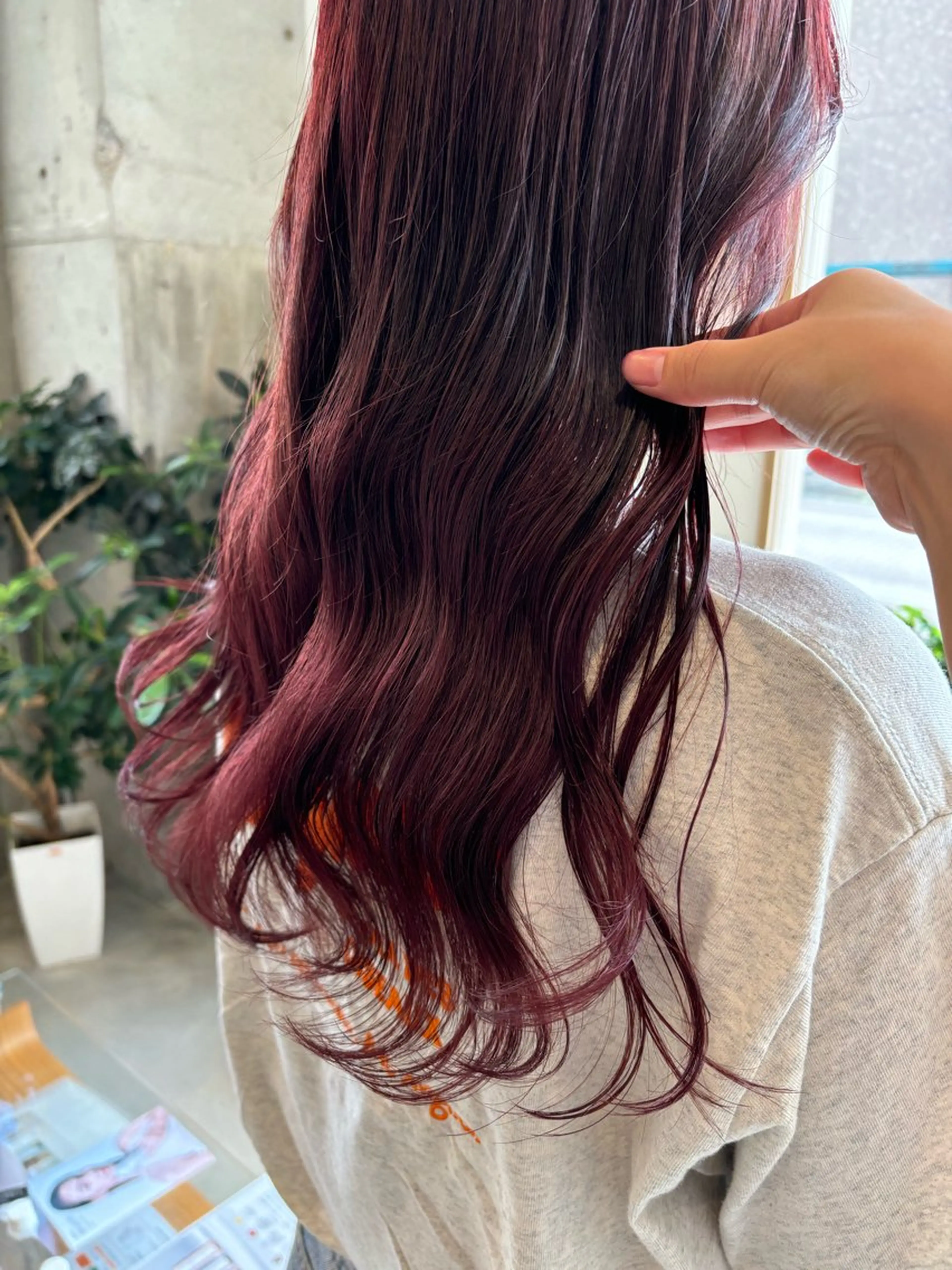 ロング 艶カラー🌷暖色 /yuukaのヘアスタイル