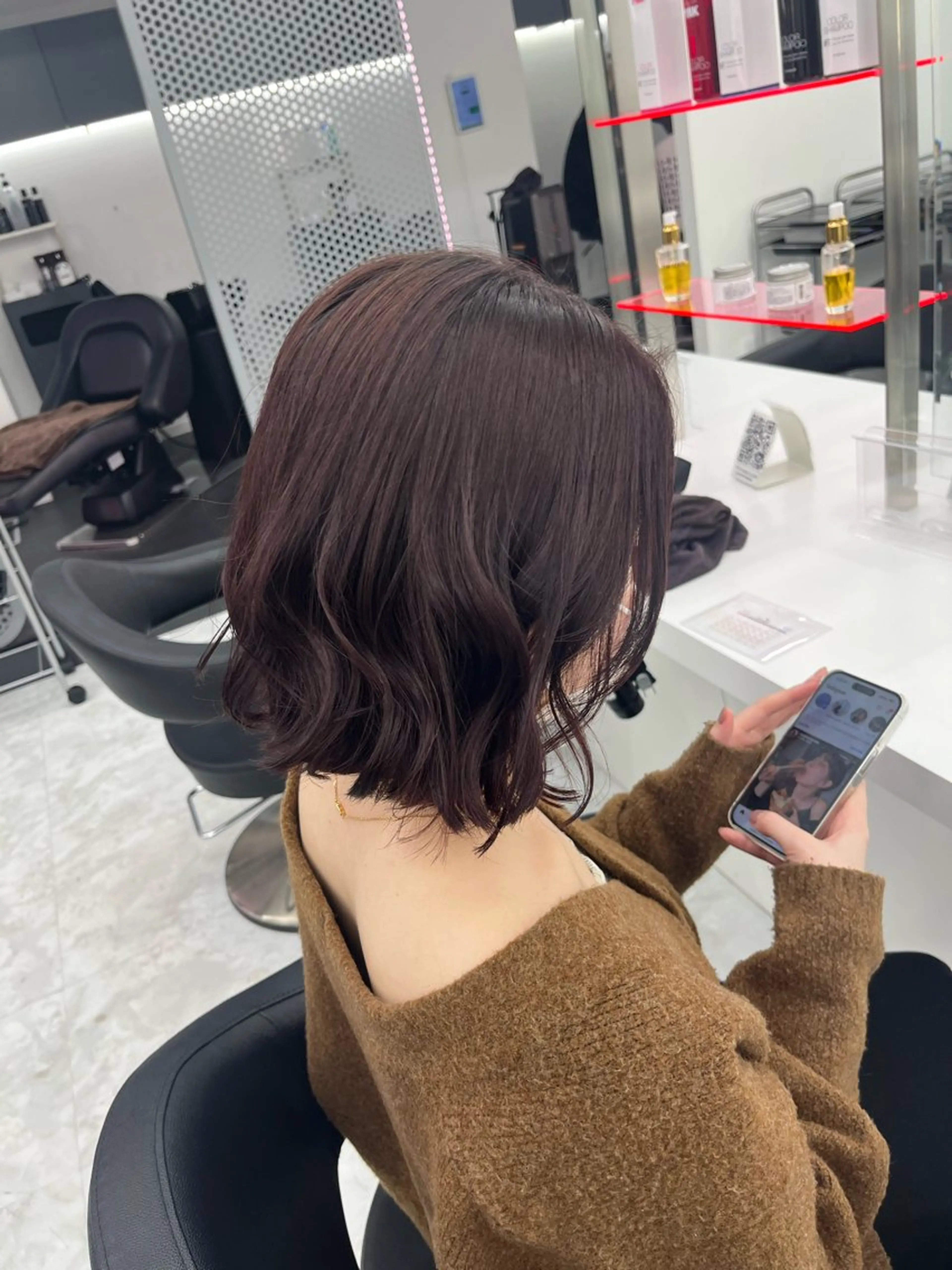 ショート カラー ブラウンカラー ピンクカラー ピンクブラウン ヘアカラー トリートメント 💖トレンド夏 カラー💖FUTAのヘアスタイル