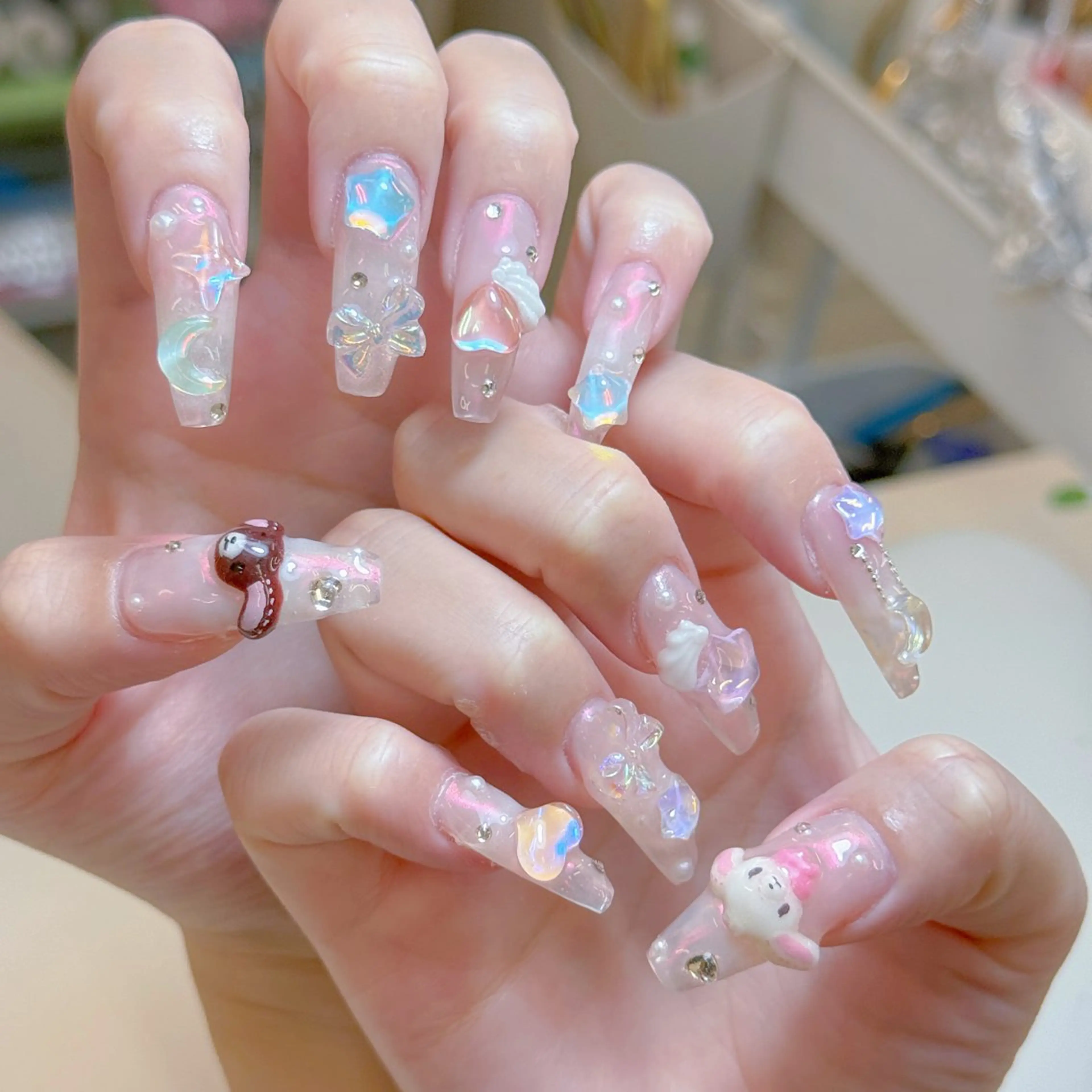 ネイル ハンドネイル ANH NAIL ゴテゴテ専門店💎のネイルデザイン
