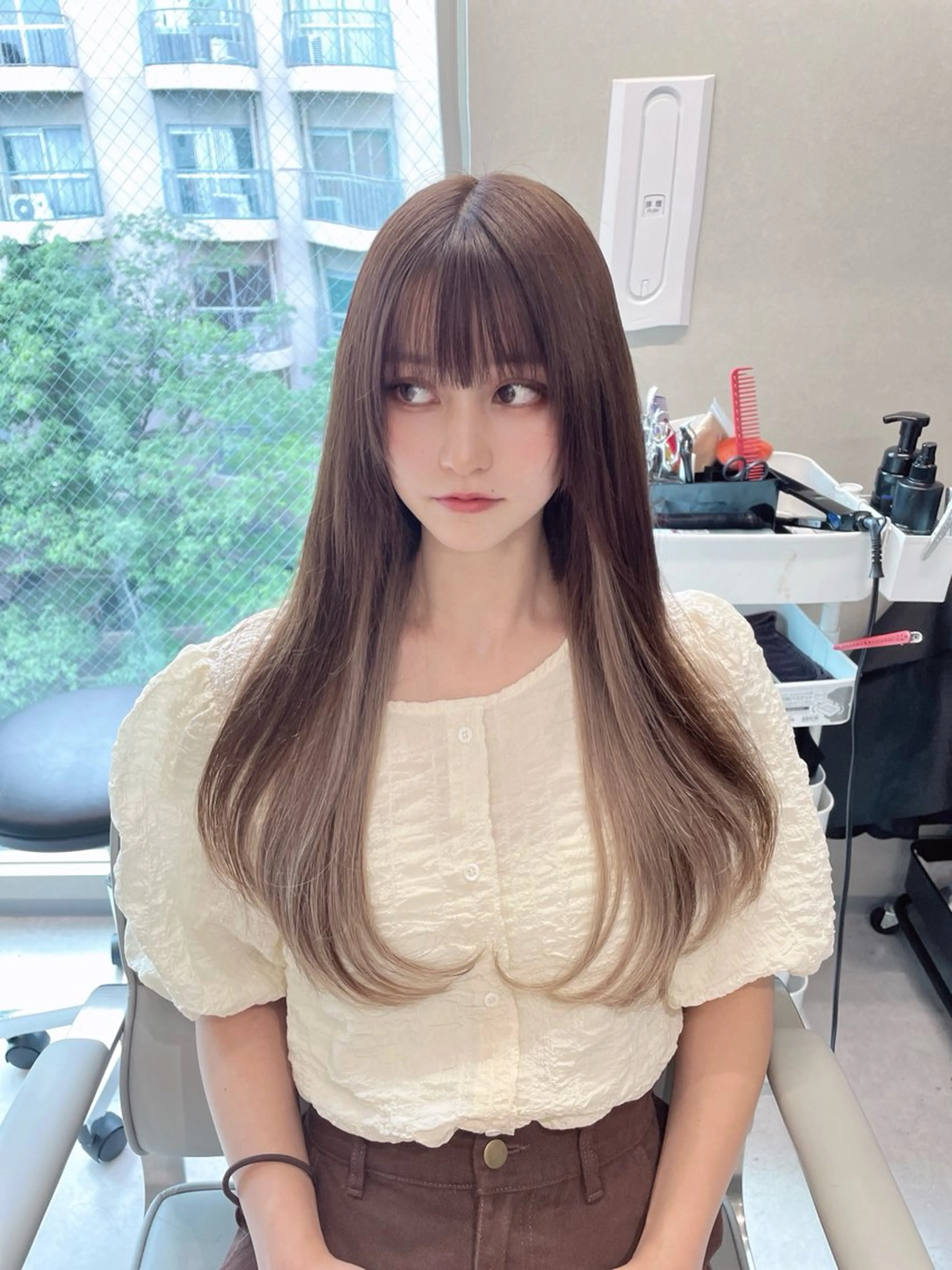 ロング カラー エクステ ロング カット エクステ BOOTH share saron所属・今井 勝也のヘアスタイル