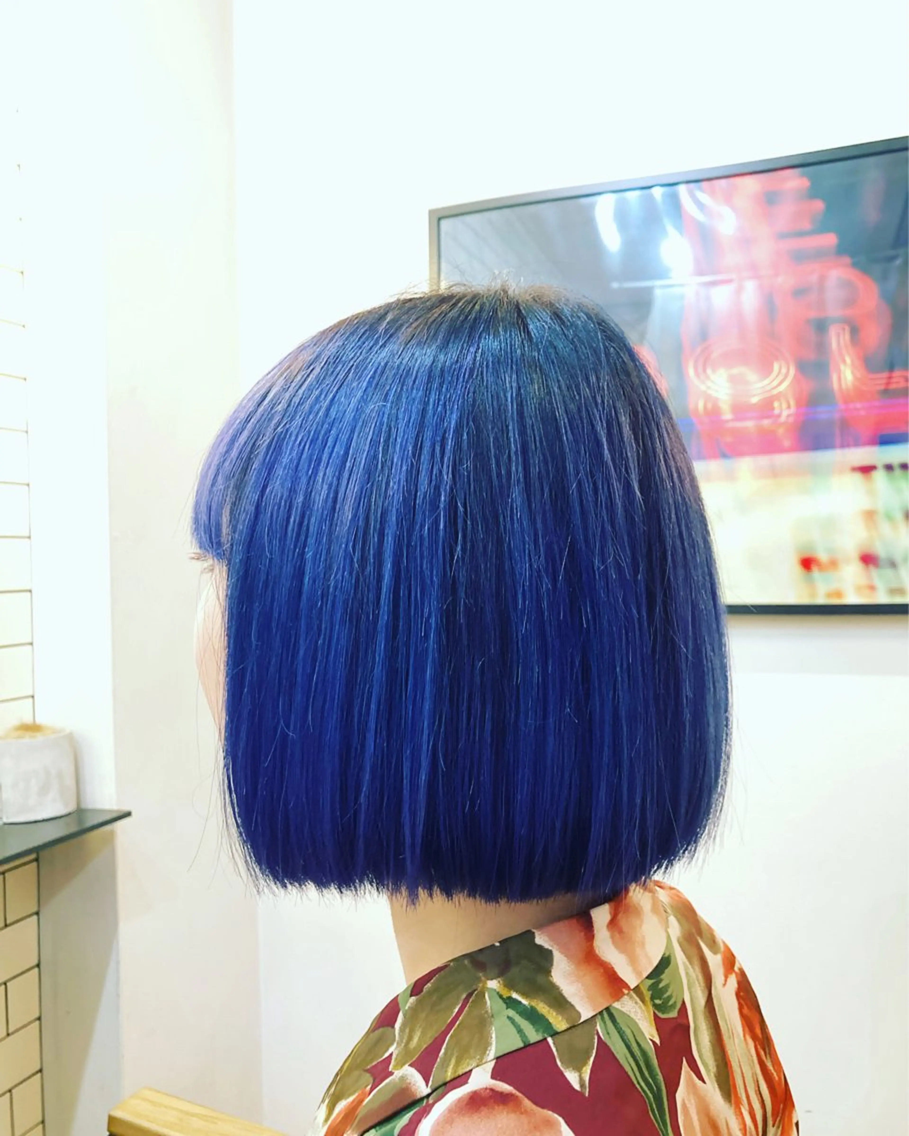 ショート カラー ブリーチ 丸みショート🌙 タッセルボブ/井上翔のヘアスタイル