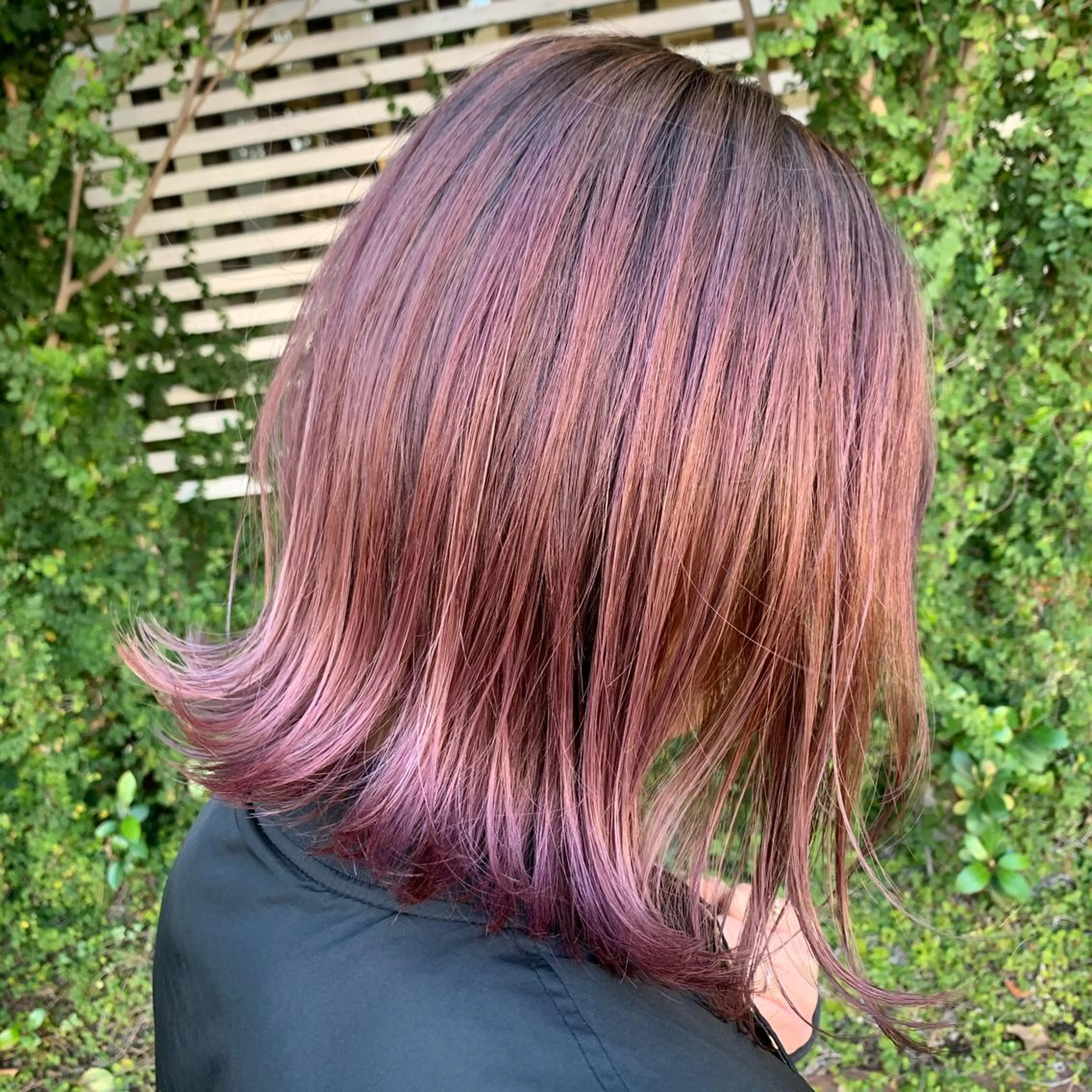 ミディアム カラー パーマ ヘアアレンジ Lond jeloud 名古屋所属・髪質改善 の達人/杉原碧仁のヘアスタイル