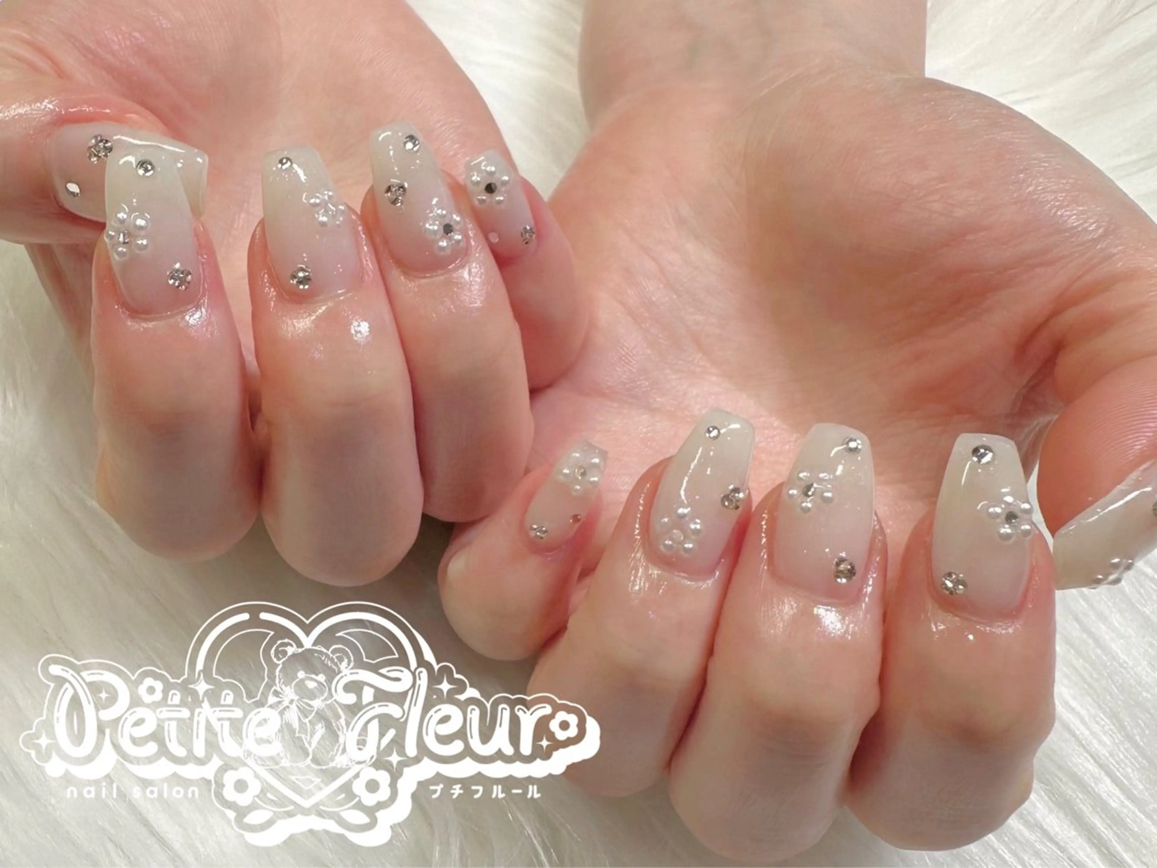 ネイル 持ち込み ハンドネイル ❁⃘*。Petite fleur❁⃘*りさのネイルデザイン