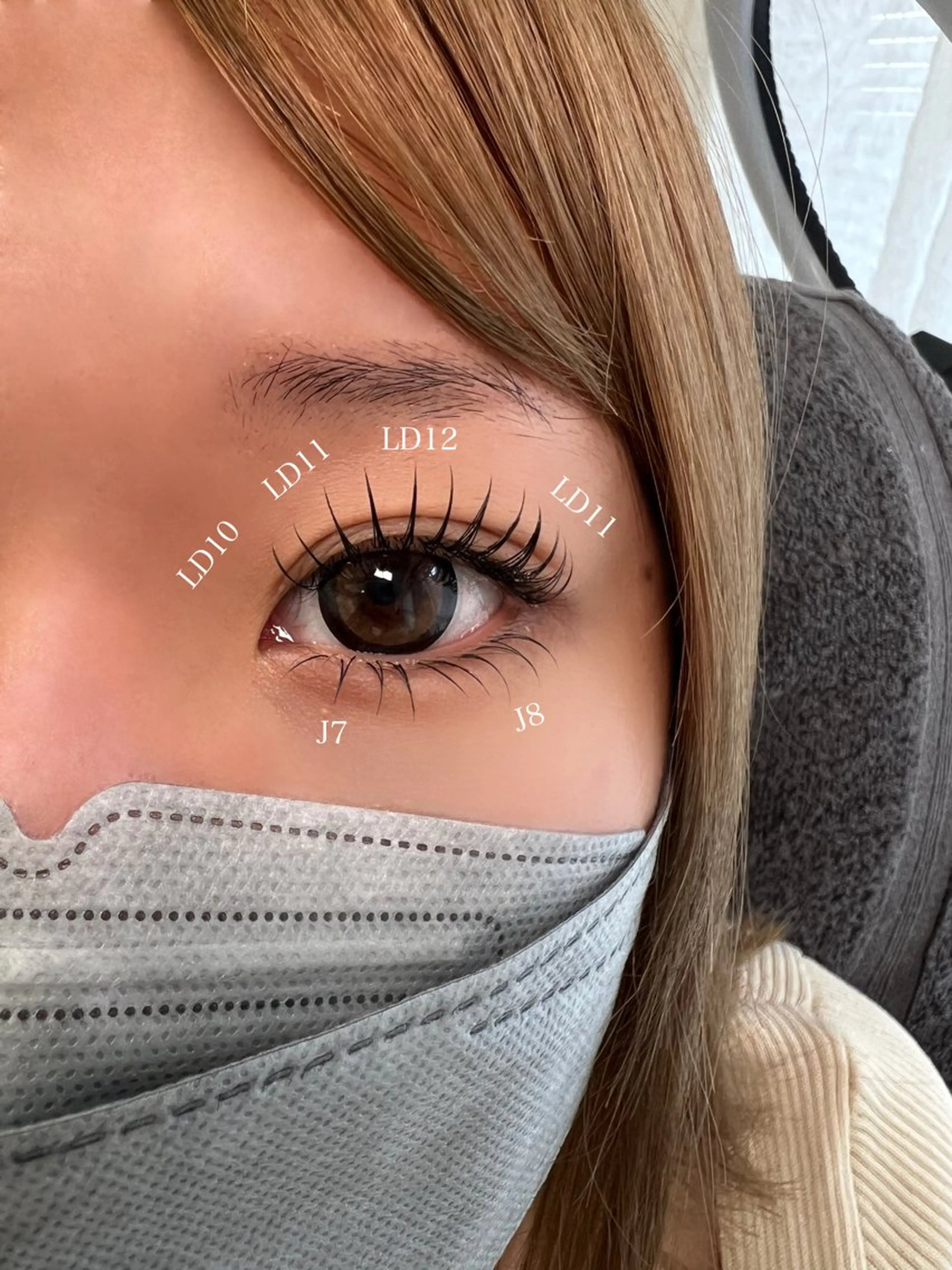 マツエク・マツパ Dカール kaori eyelashのマツエク・マツパデザイン