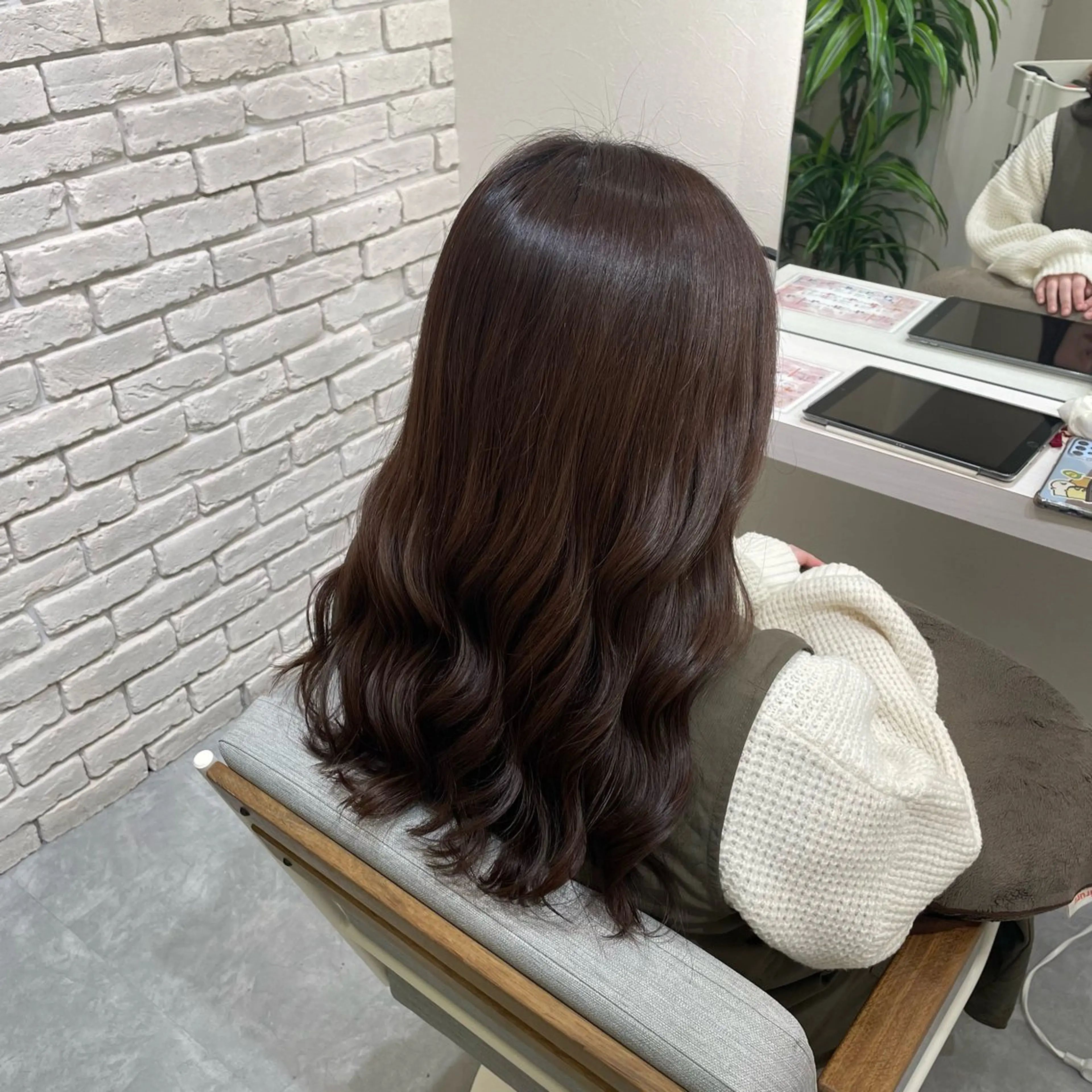 セミロング カラー グレージュ モカグレージュ 髪質改善&ヘアケア /菊池琉那のヘアスタイル