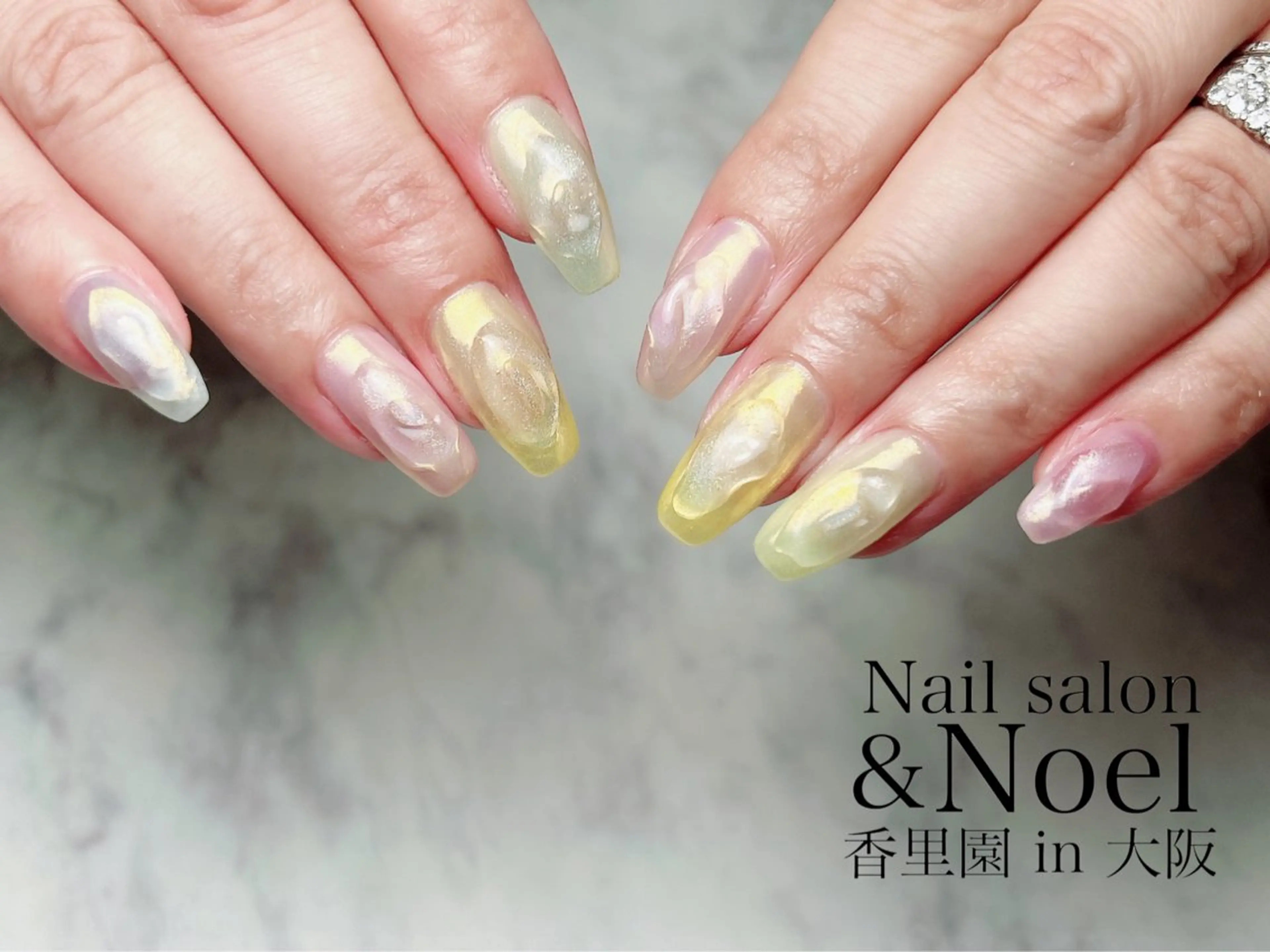 ネイル ハンドネイル Nailsalon  &Noel所属・もも 🍑のネイルデザイン