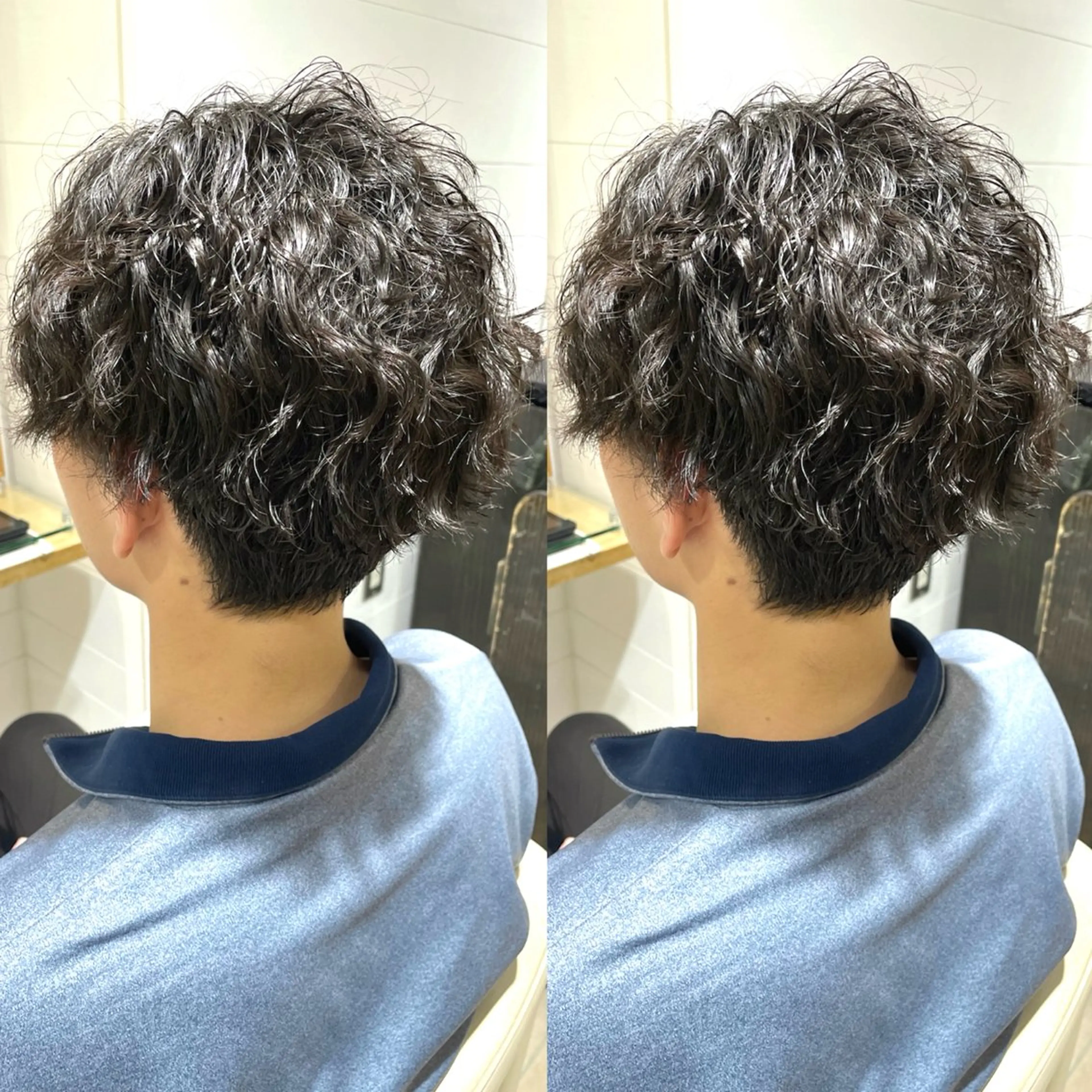 パーマ メンズ スズキ マリのヘアスタイル