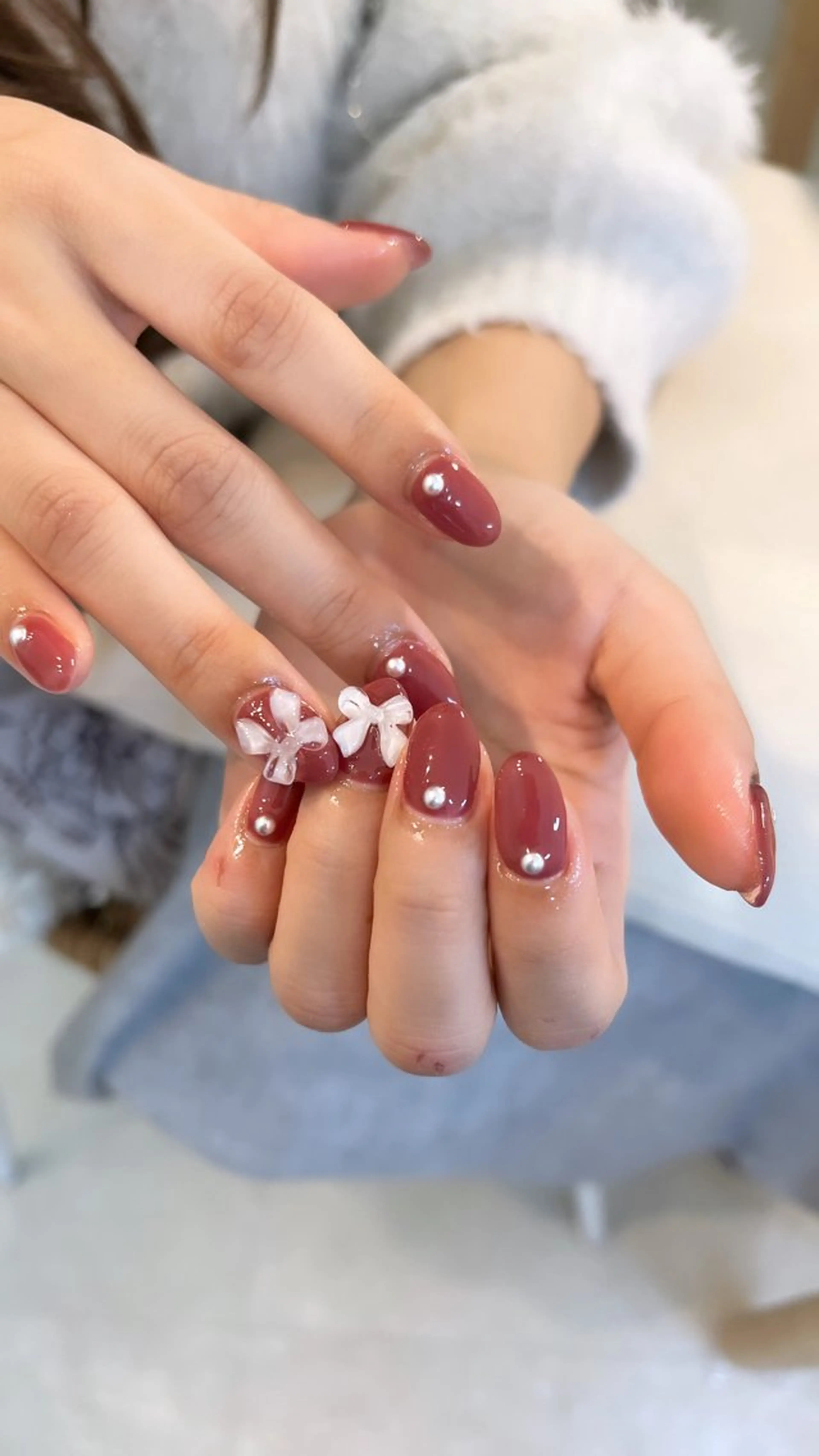 ネイル ハンドネイル sio.nail&eyebrow salon shimokitazawa2号店所属・nailist mana𖤐´-のネイルデザイン