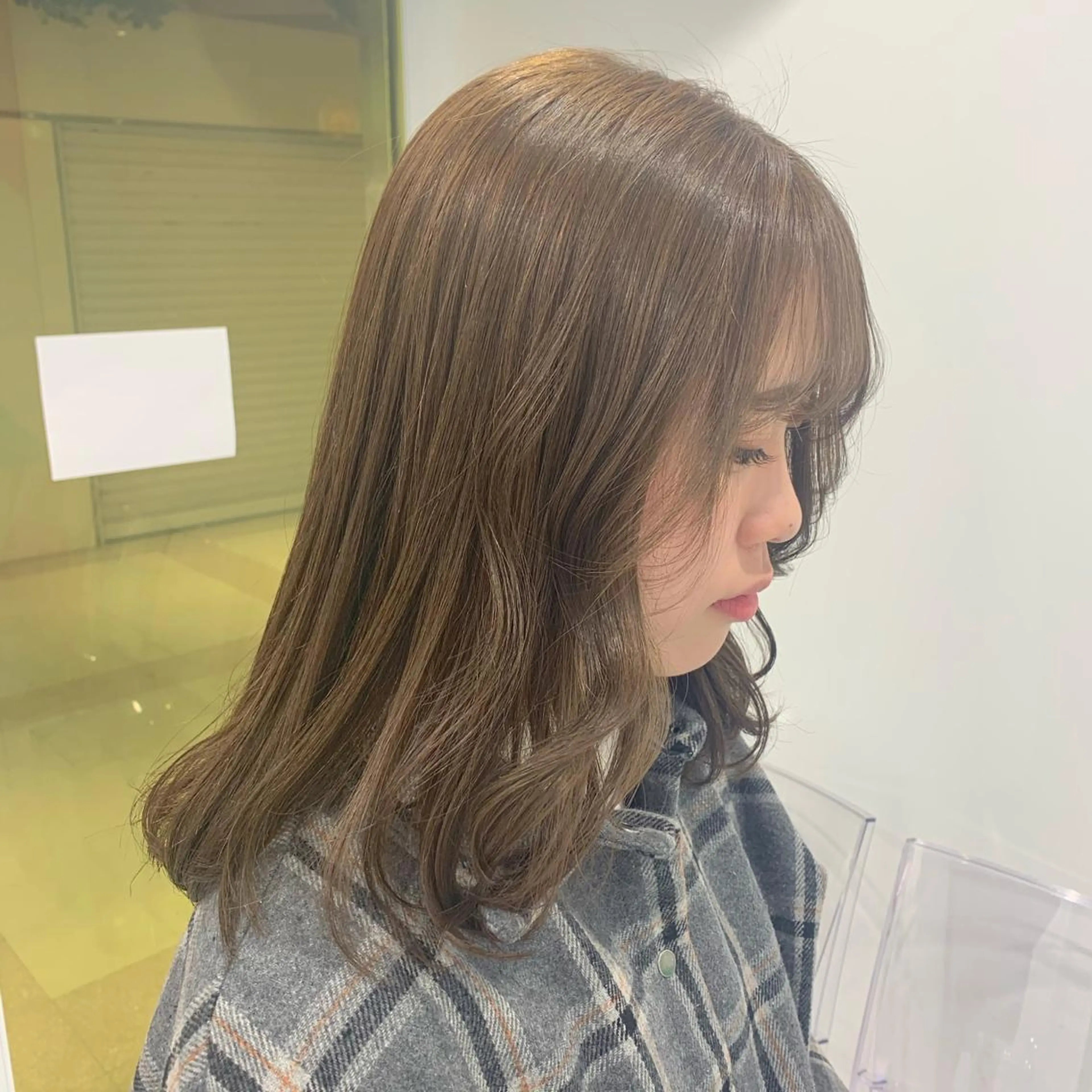 セミロング カラー ヘアアレンジ GO TODAY SHAiRE SALON  原宿verno店所属・完全💗マンツーマン marinのヘアスタイル