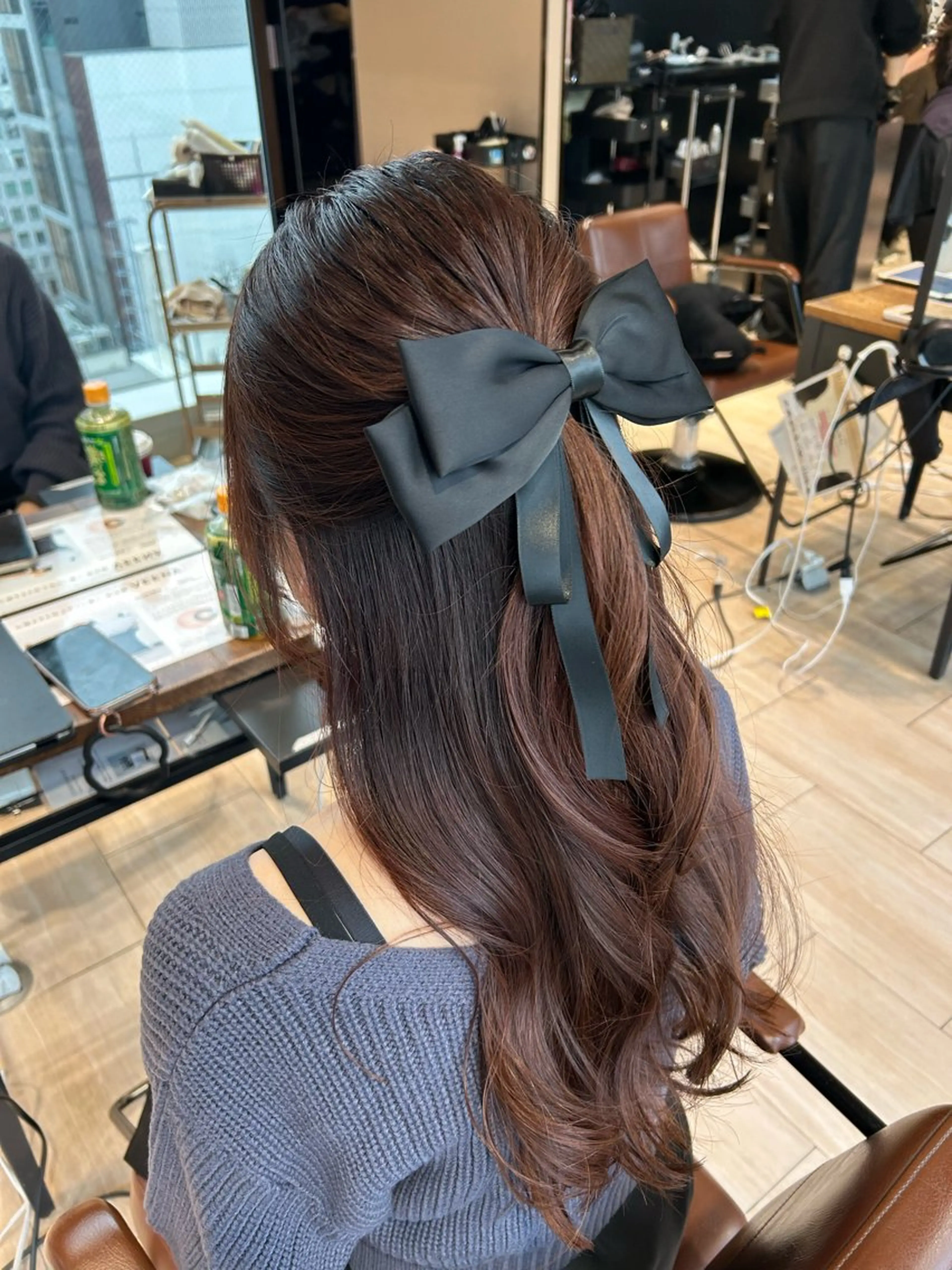 ロング 🎀大竹美侑／顔まわ りカット／レイヤーのヘアスタイル