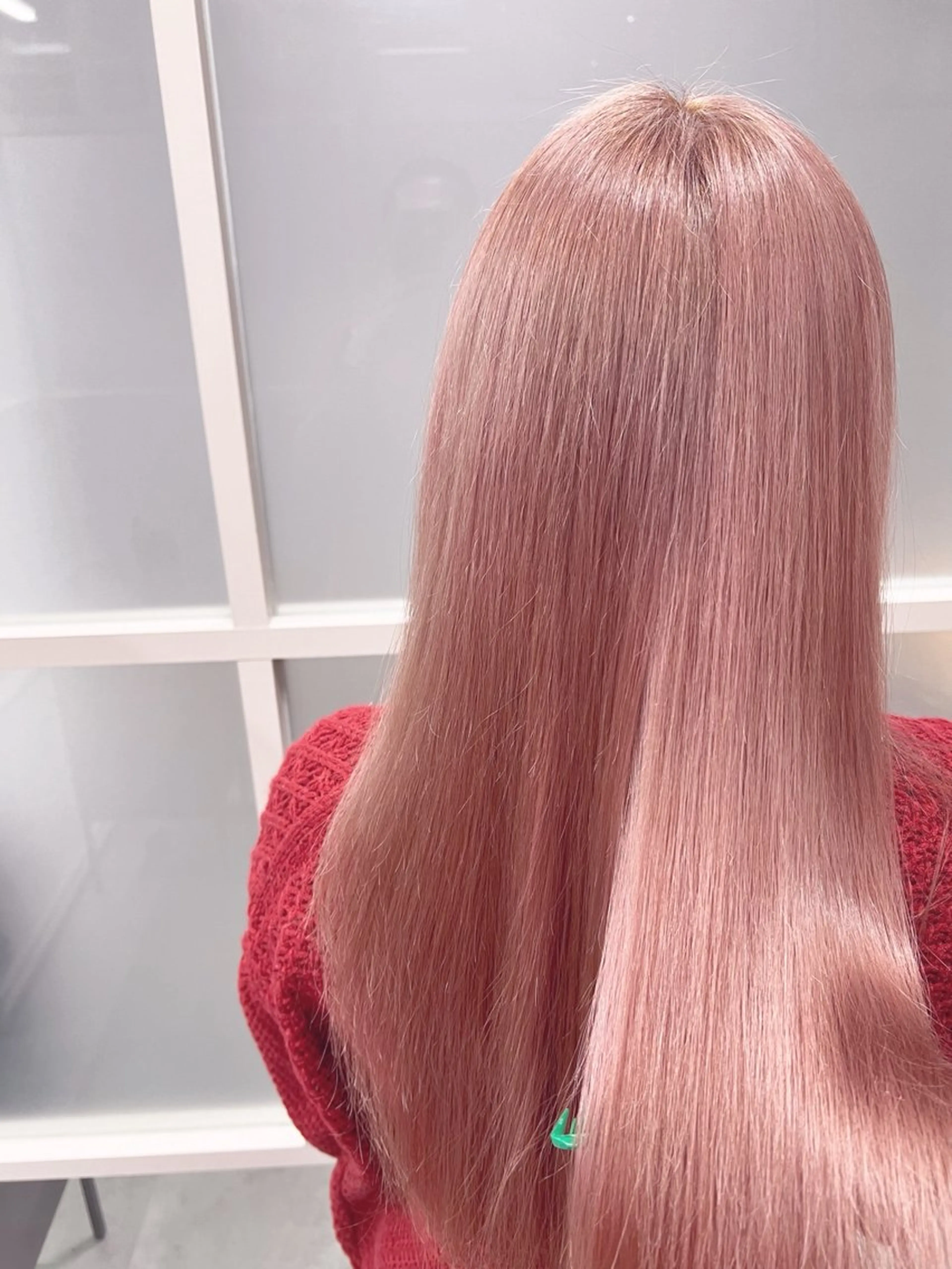 セミロング カラー ブリーチ ケアブリーチ ダブルカラー イヤリングカラー ハイライトカラー カット ヘアカラー newi ナカノのヘアスタイル