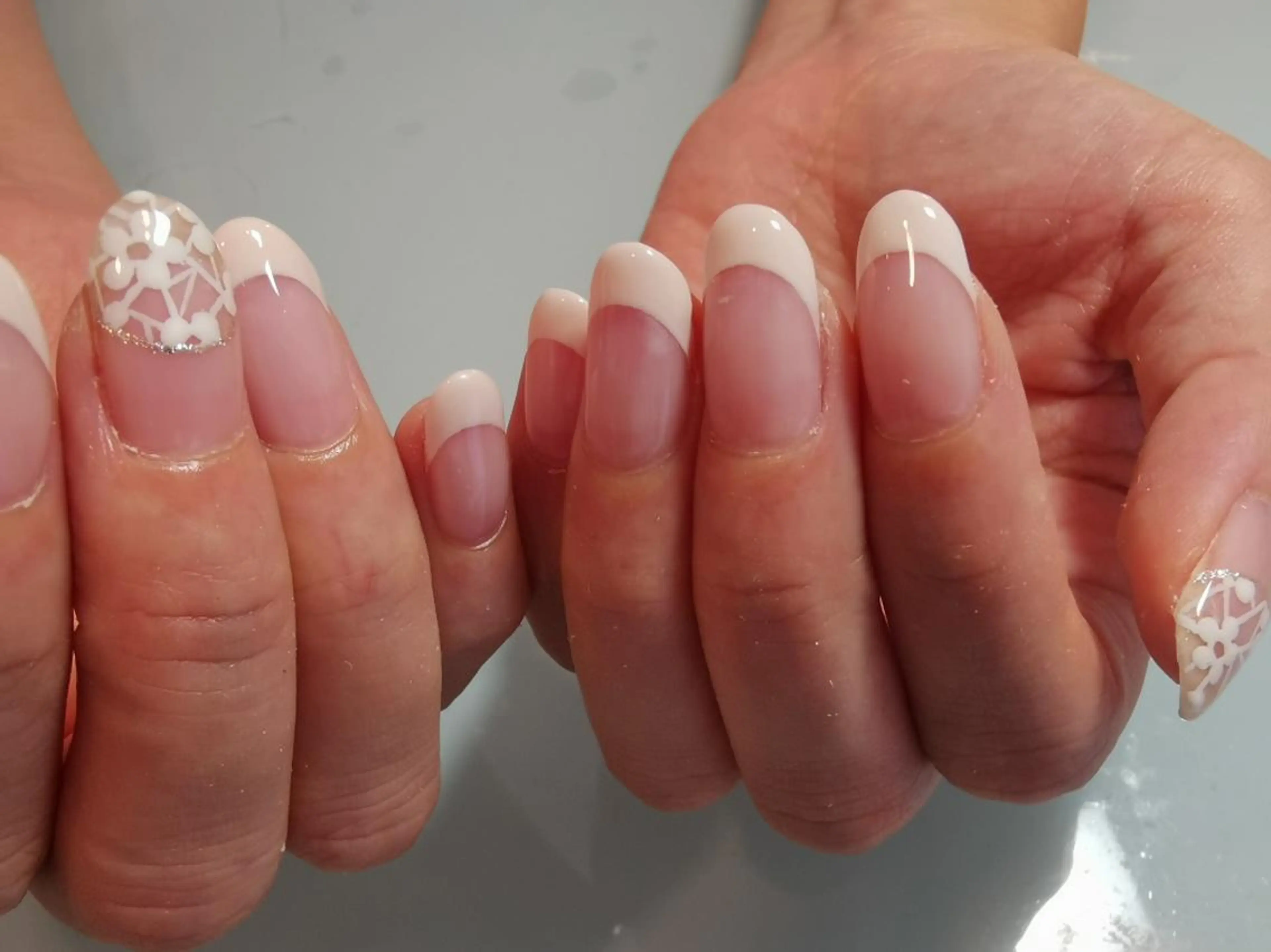 ネイル カラー レース 人気エリア💖完全個室【ルリエ】所属・ネイルサロン Lelienルリエのネイルデザイン