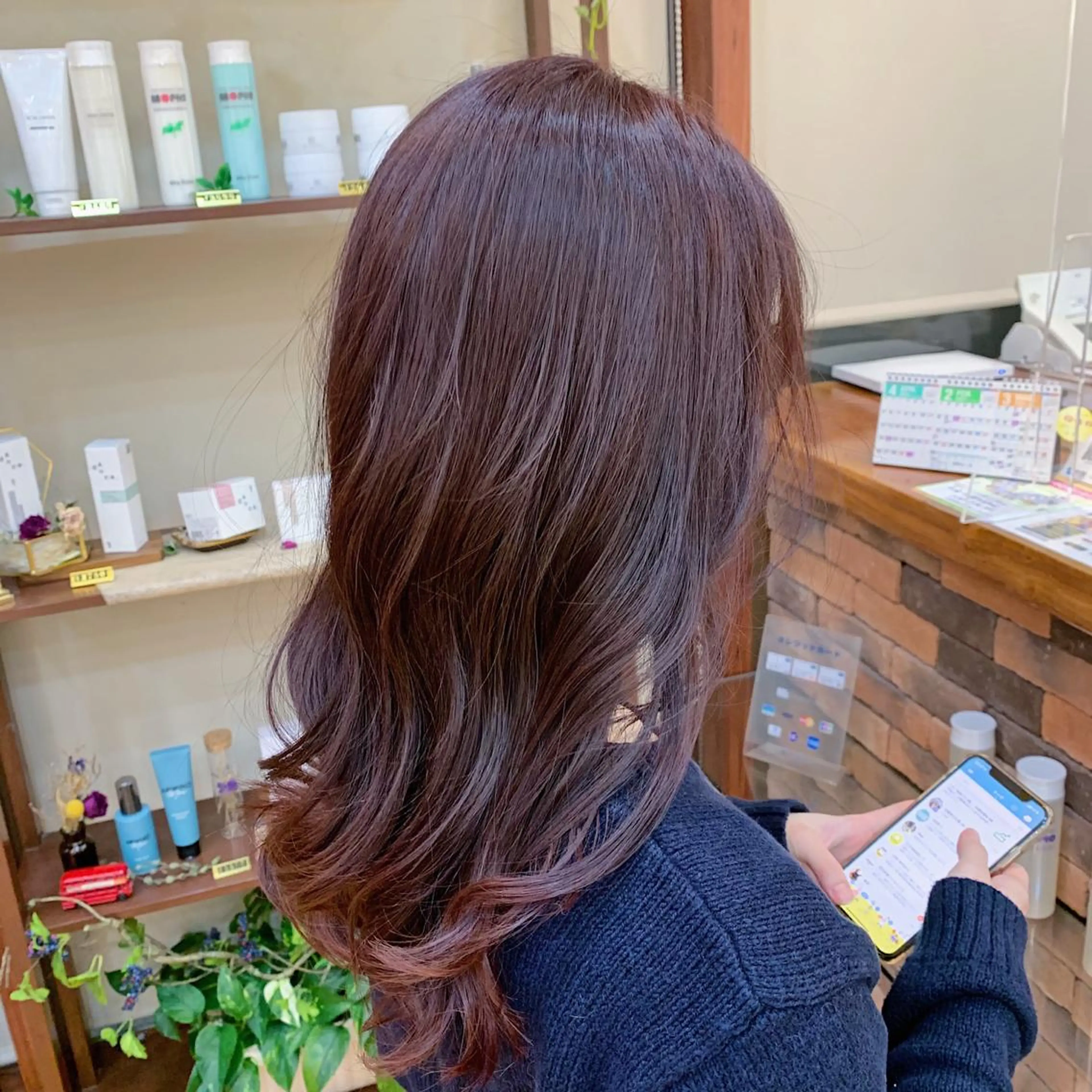 セミロング カラー ピンクカラー 安齋 大樹 /くびれショートのヘアスタイル