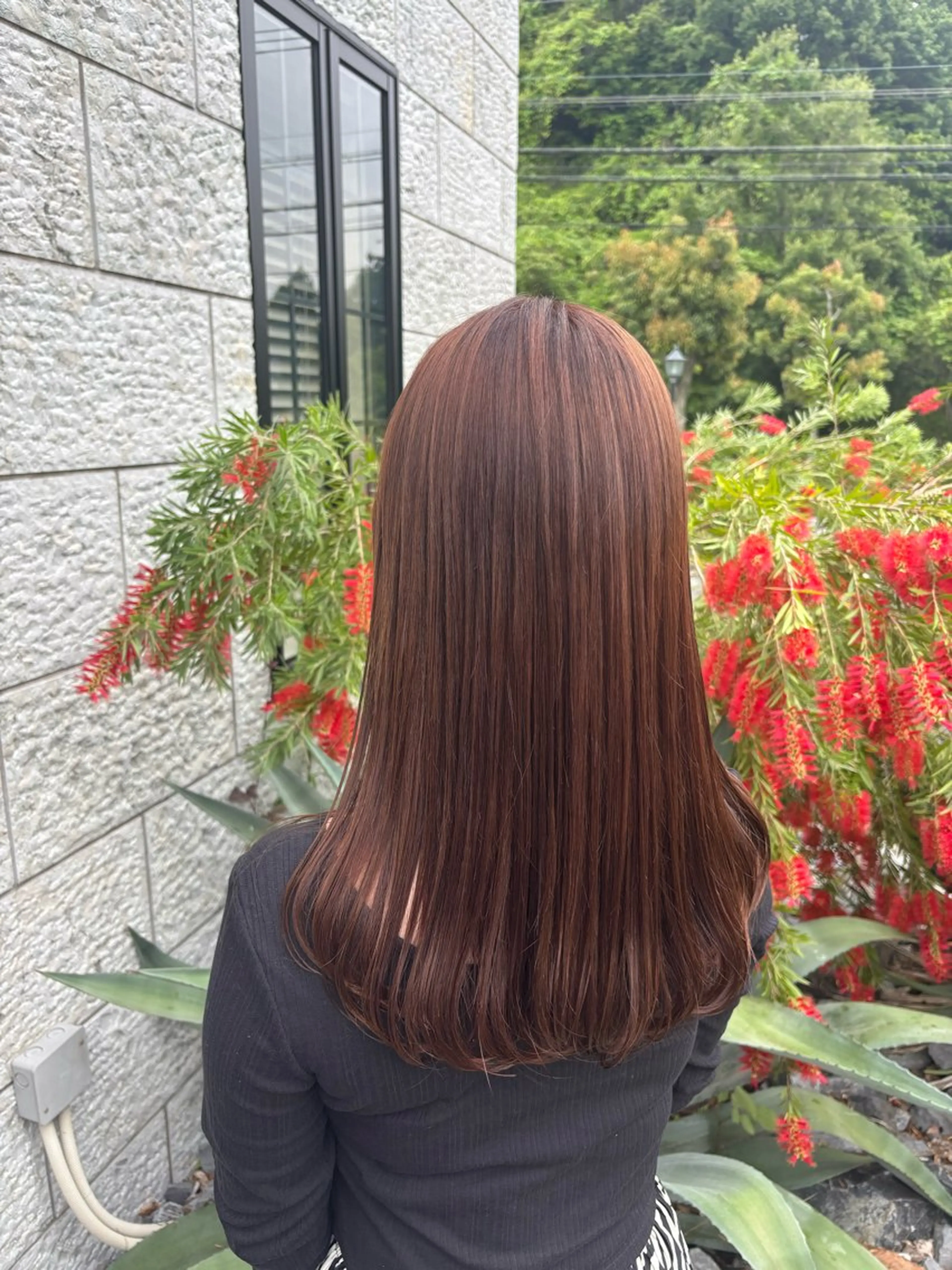 ロング カラー ガレリアエレガンテ RINAのヘアスタイル