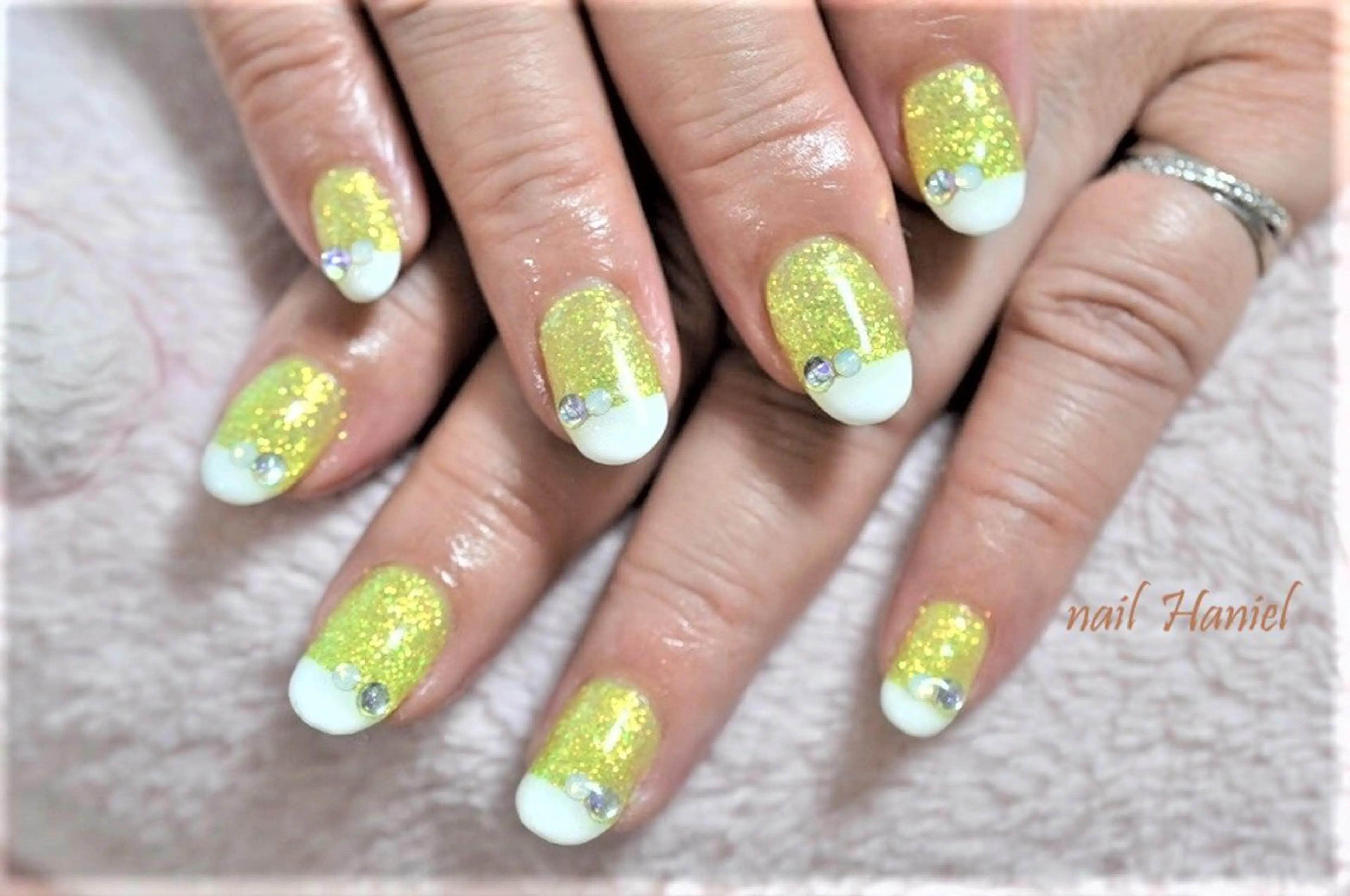 ネイル アートネイル ジェルネイル オフィスネイル ワンカラーネイル パラジェル ハンドネイル nail Haniel所属・半蔵門サロンハニエル 魅神 ちよのネイルデザイン