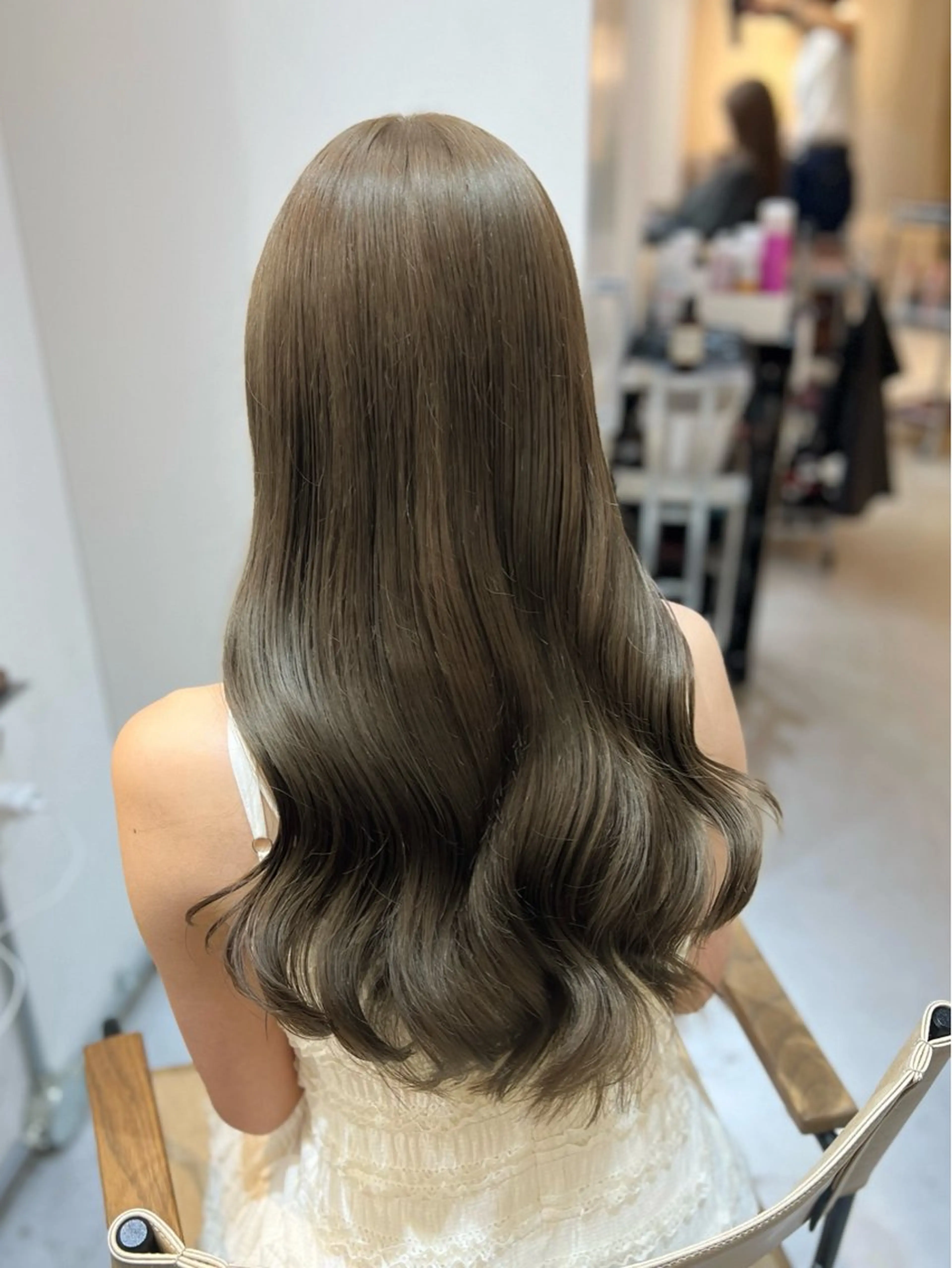 ロング カラー ヘアアレンジ ✨韓国/外国人風✨ 江原巧のヘアスタイル