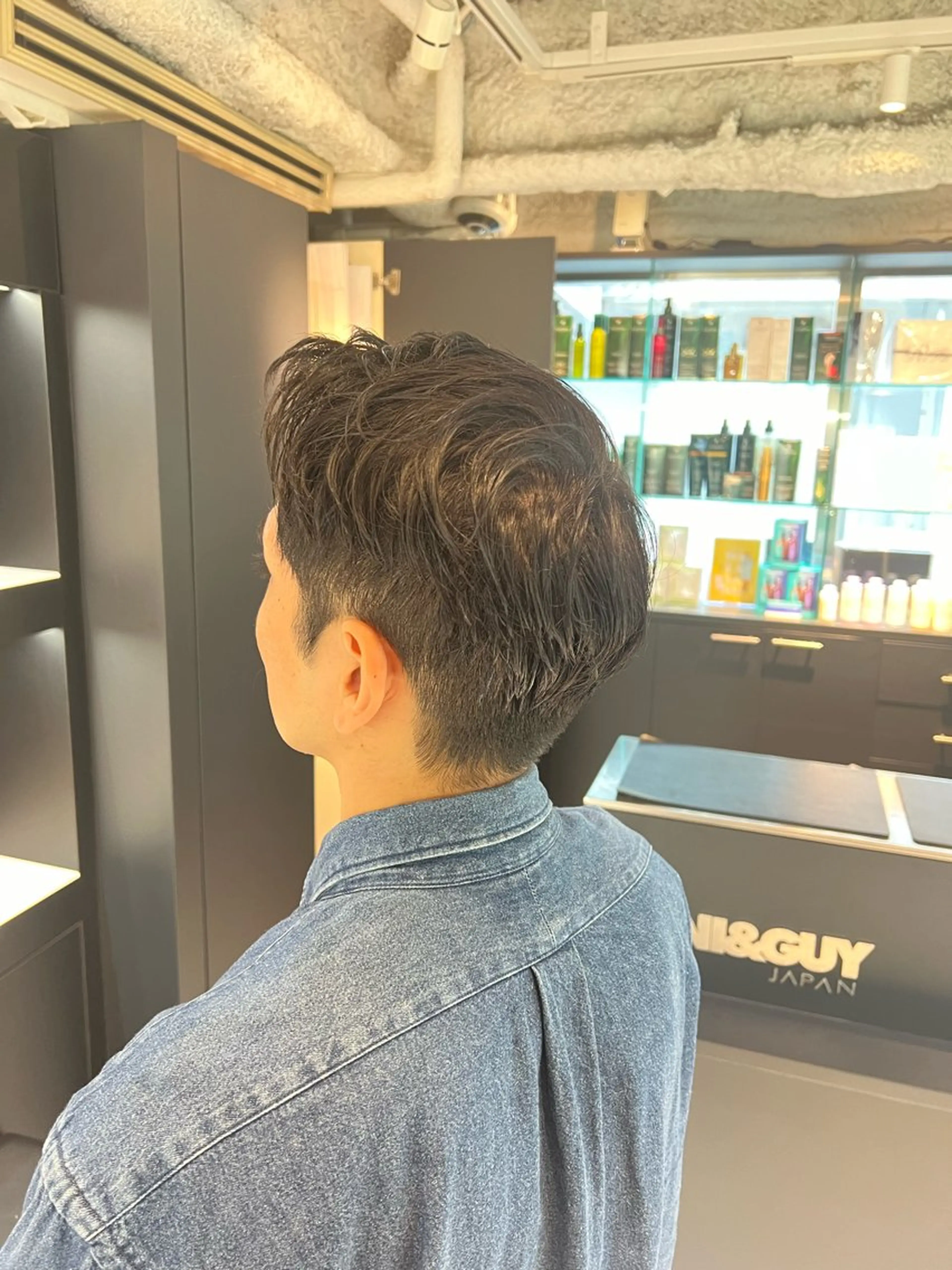 メンズ ハッタ ミクのヘアスタイル