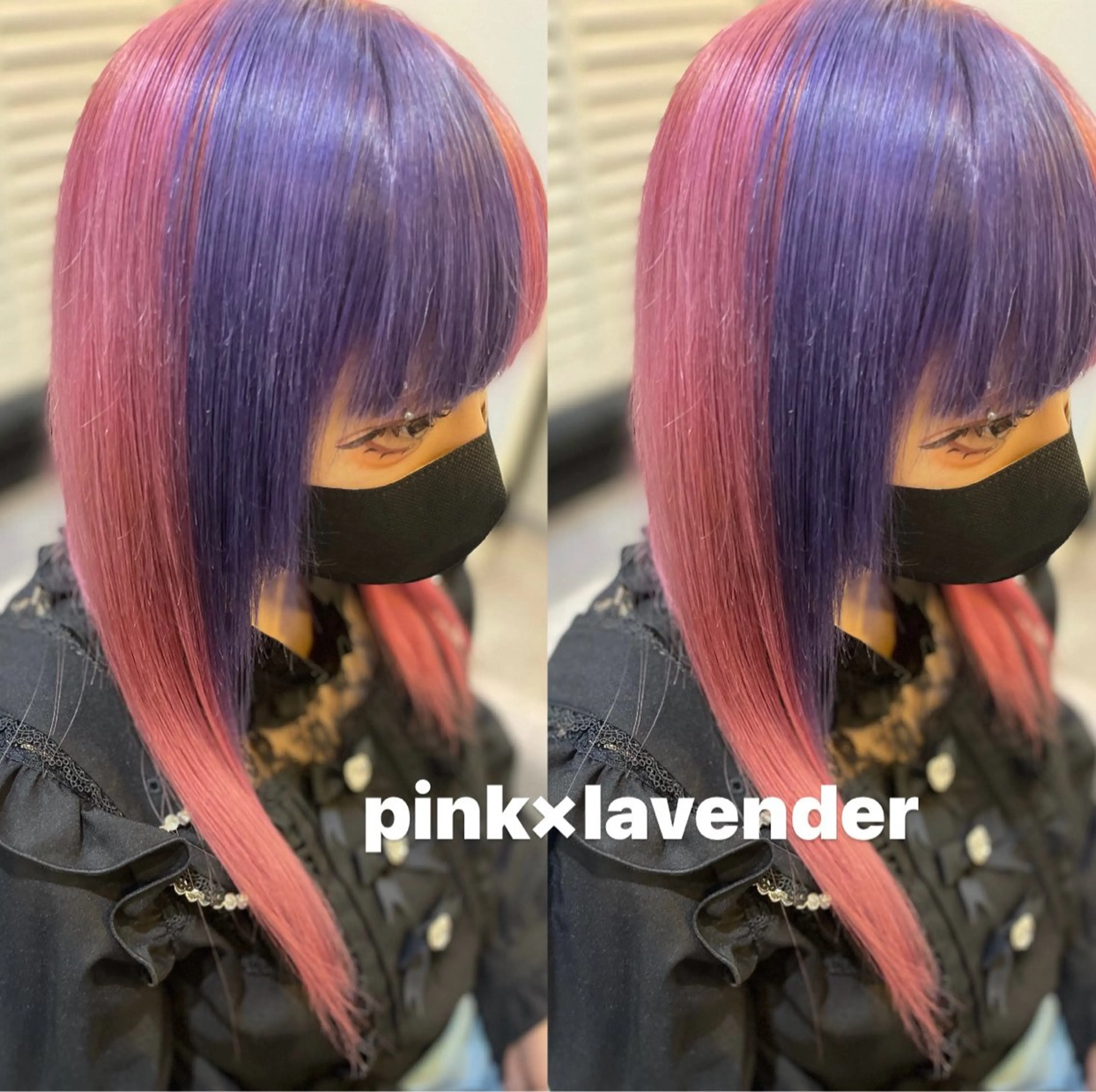 ミディアム ヘアカラー 🦋💫ami/ 韓国風カラー🦋💫のヘアスタイル